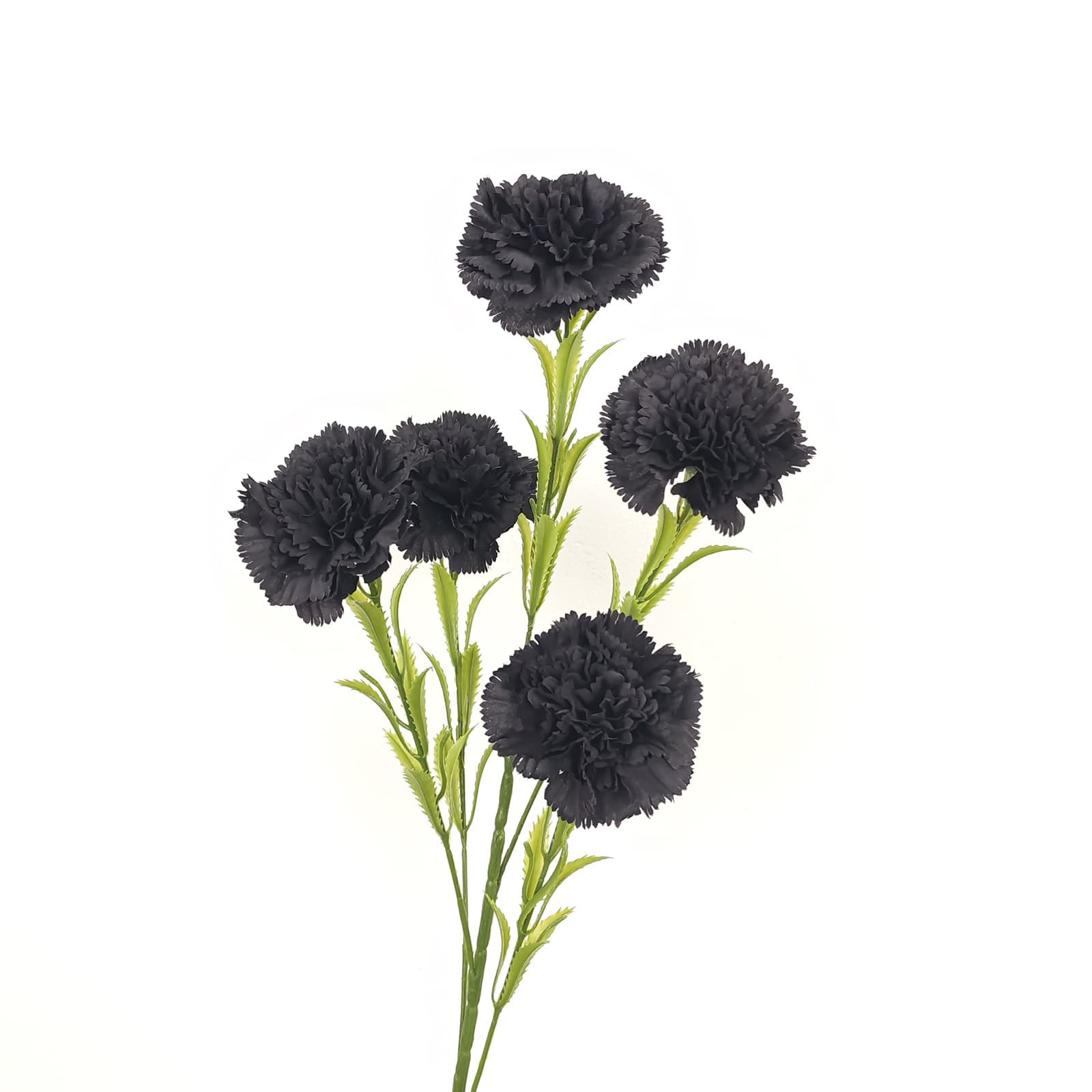 Black artificial flowers wedding flowers arrangement