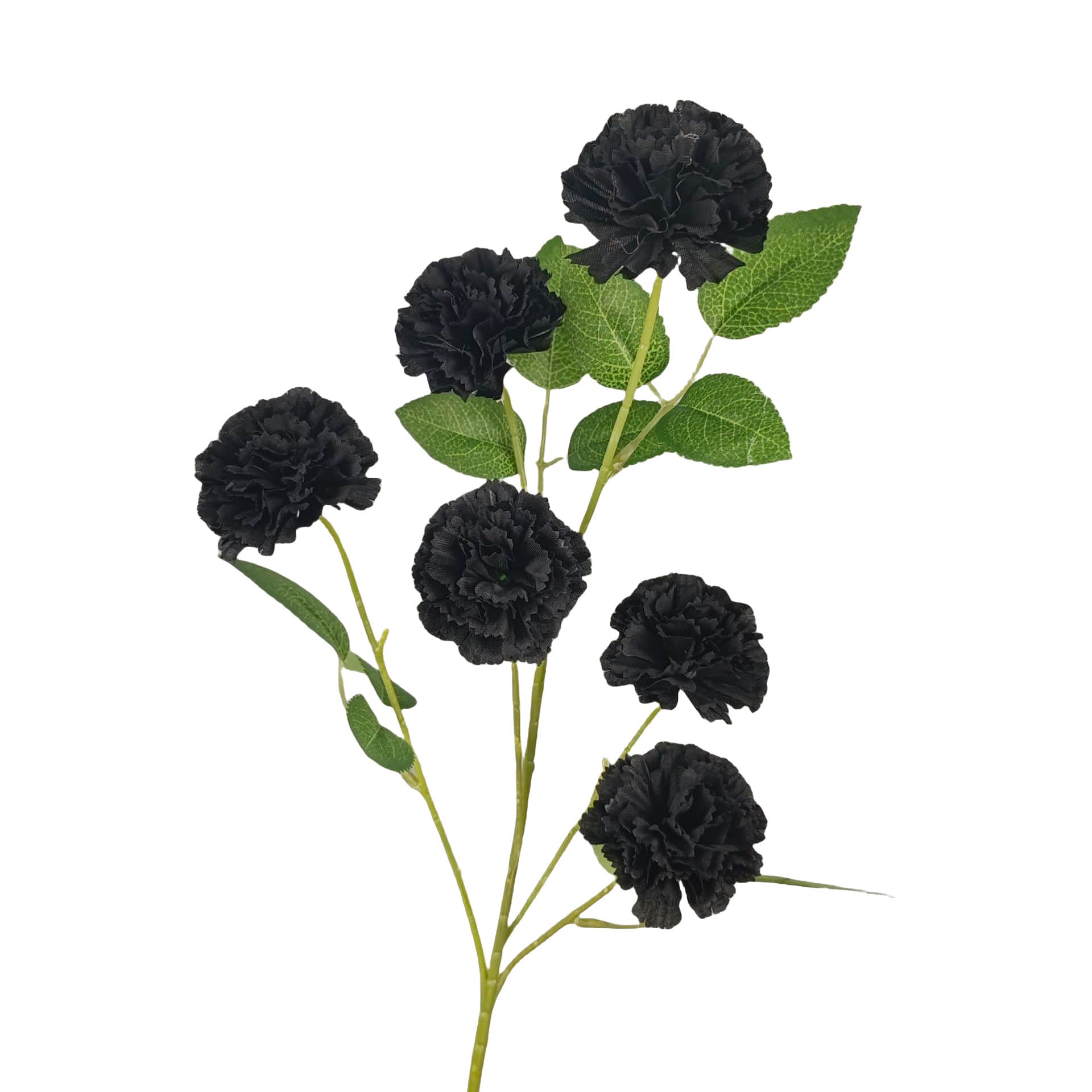 Black artificial flowers wedding flowers arrangement