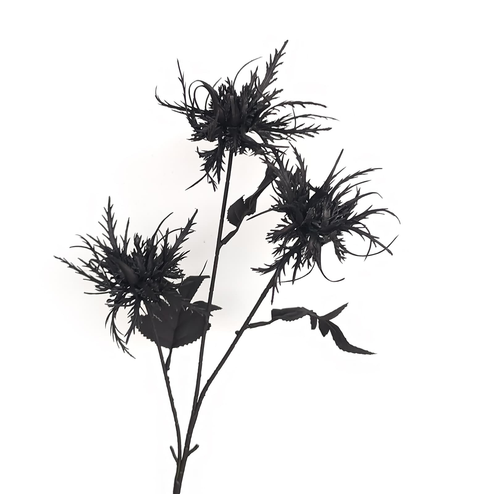 Black artificial flowers wedding flowers arrangement