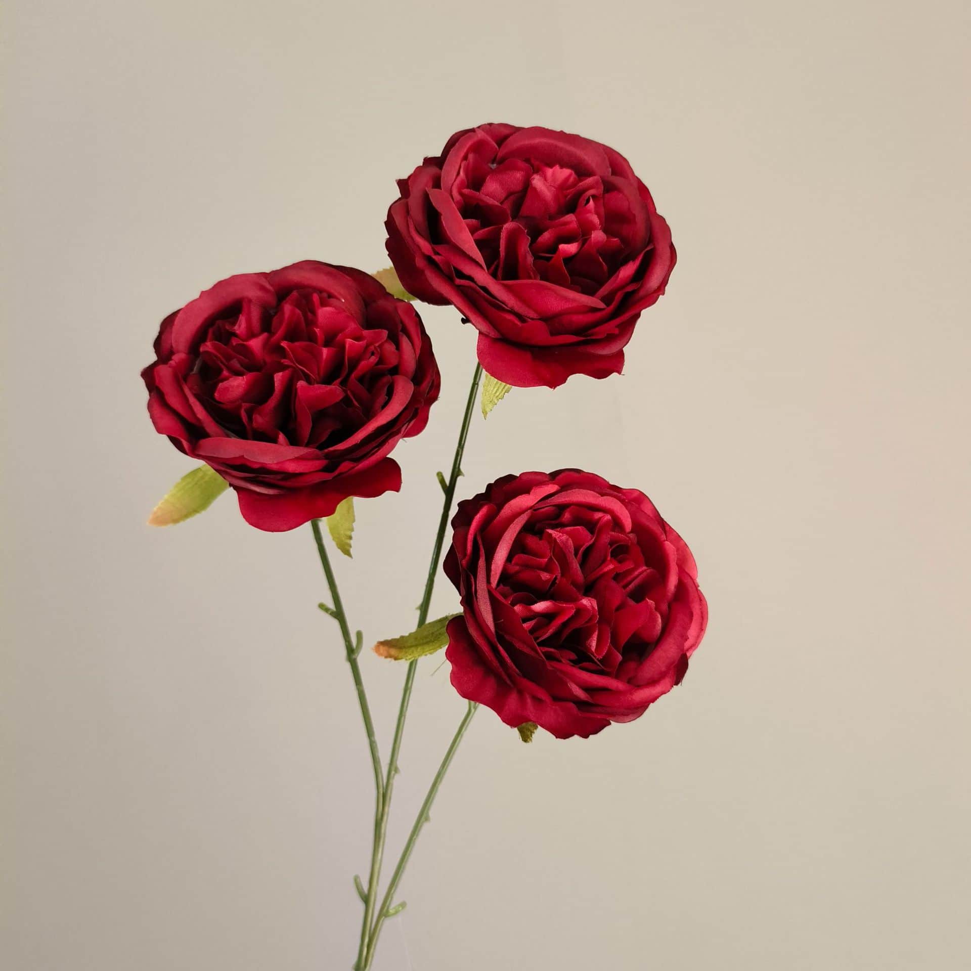 Dark red artificial flowers wedding flowers roses hydrangea lily fake flower arrangement