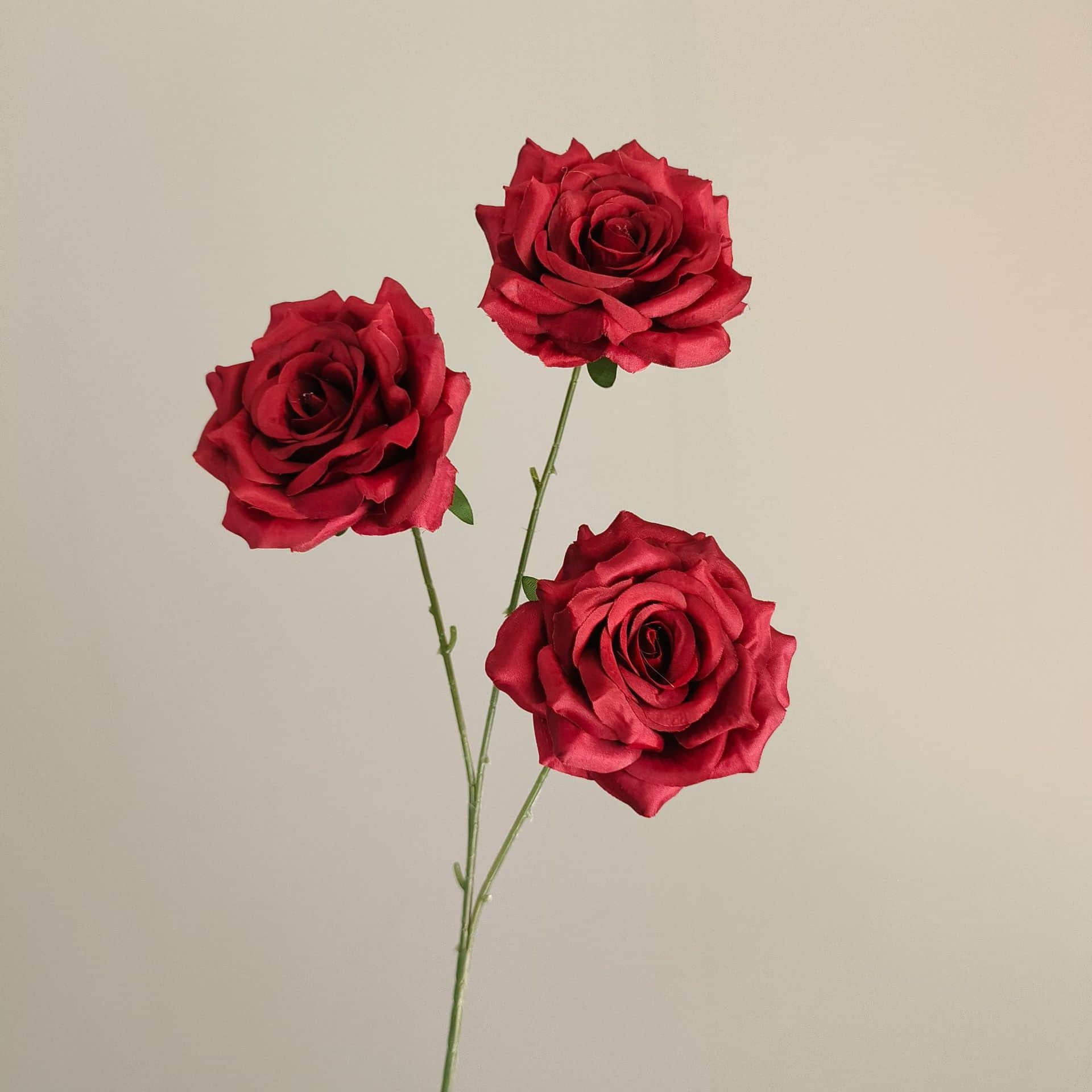 Dark red artificial flowers wedding flowers roses hydrangea lily fake flower arrangement