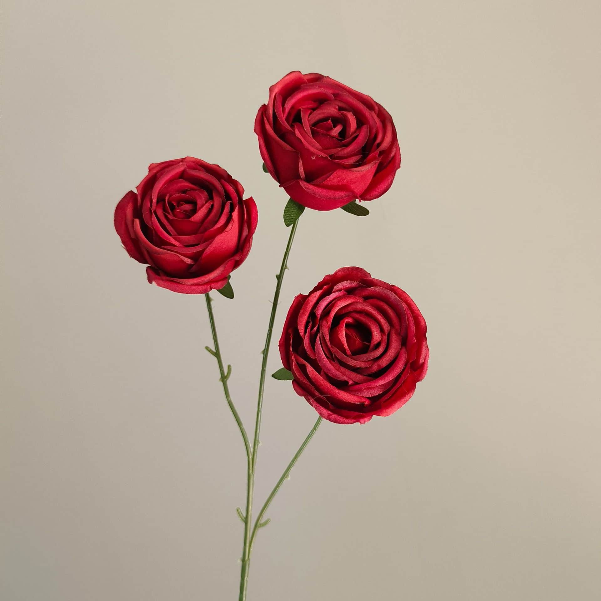 Dark red artificial flowers wedding flowers roses hydrangea lily fake flower arrangement