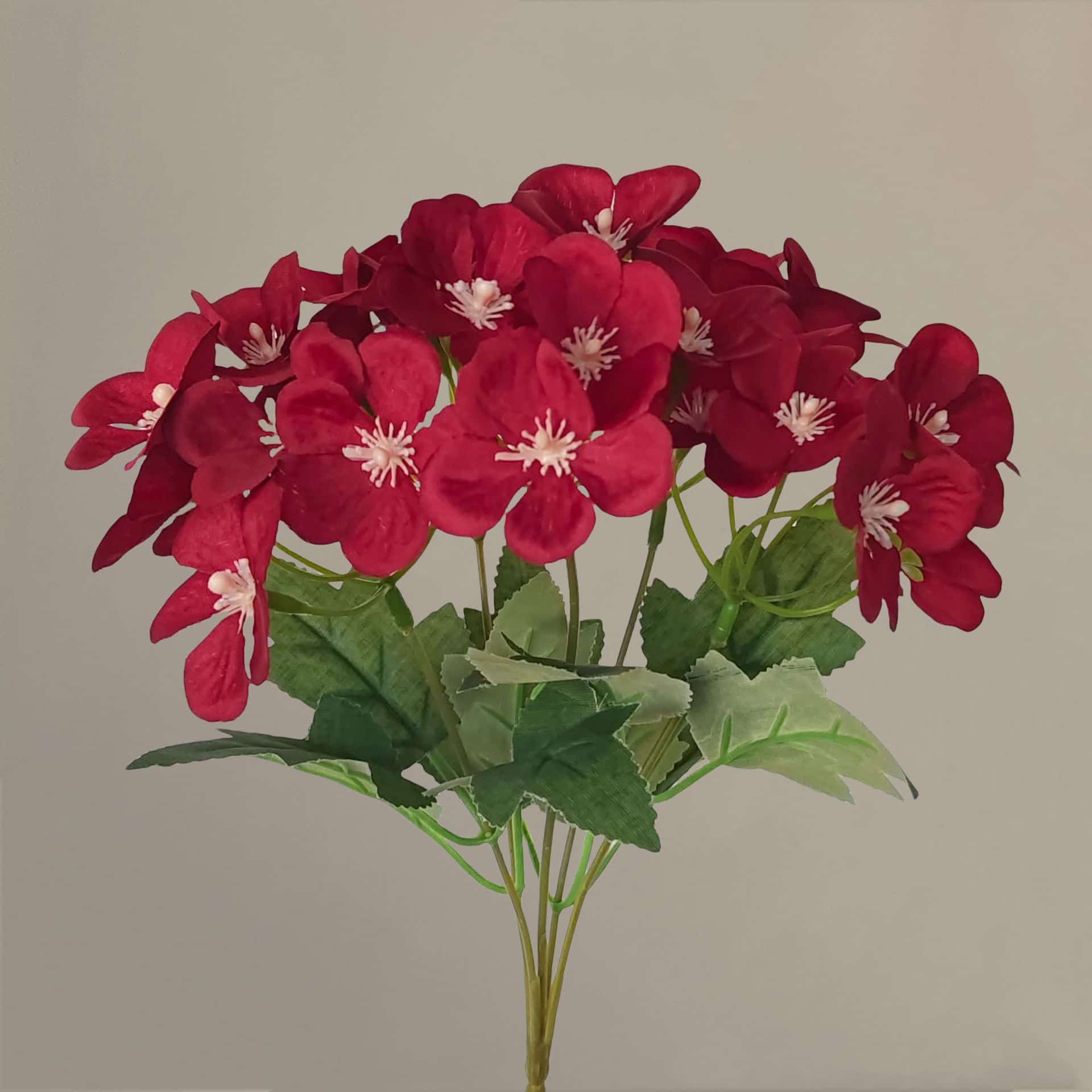 Dark red artificial flowers wedding flowers roses hydrangea lily fake flower arrangement