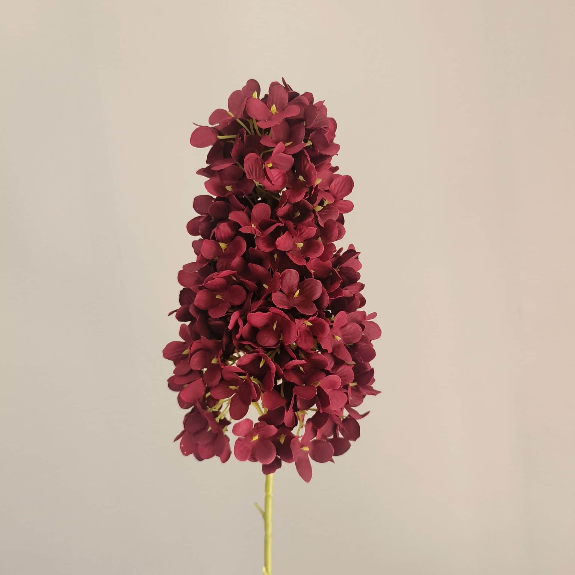 Dark red artificial flowers wedding flowers roses hydrangea lily fake flower arrangement