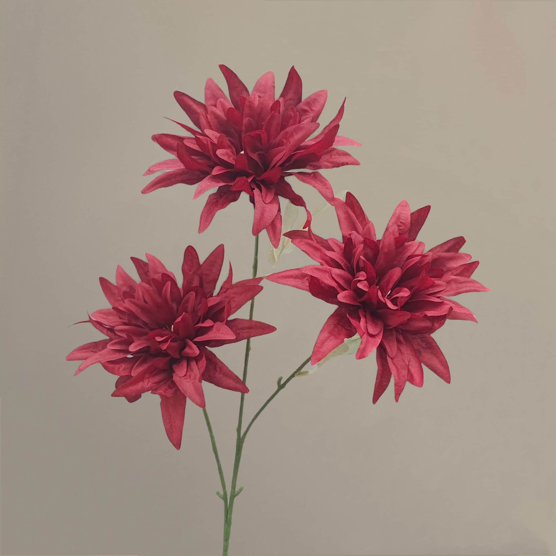 Dark red artificial flowers wedding flowers roses hydrangea lily fake flower arrangement