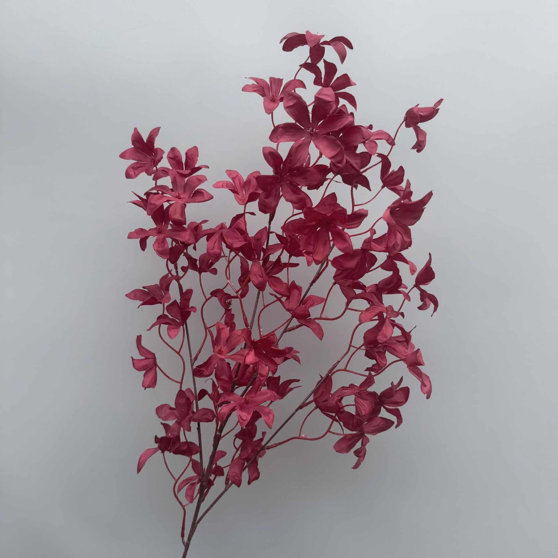 Dark red artificial flowers wedding flowers roses hydrangea lily fake flower arrangement