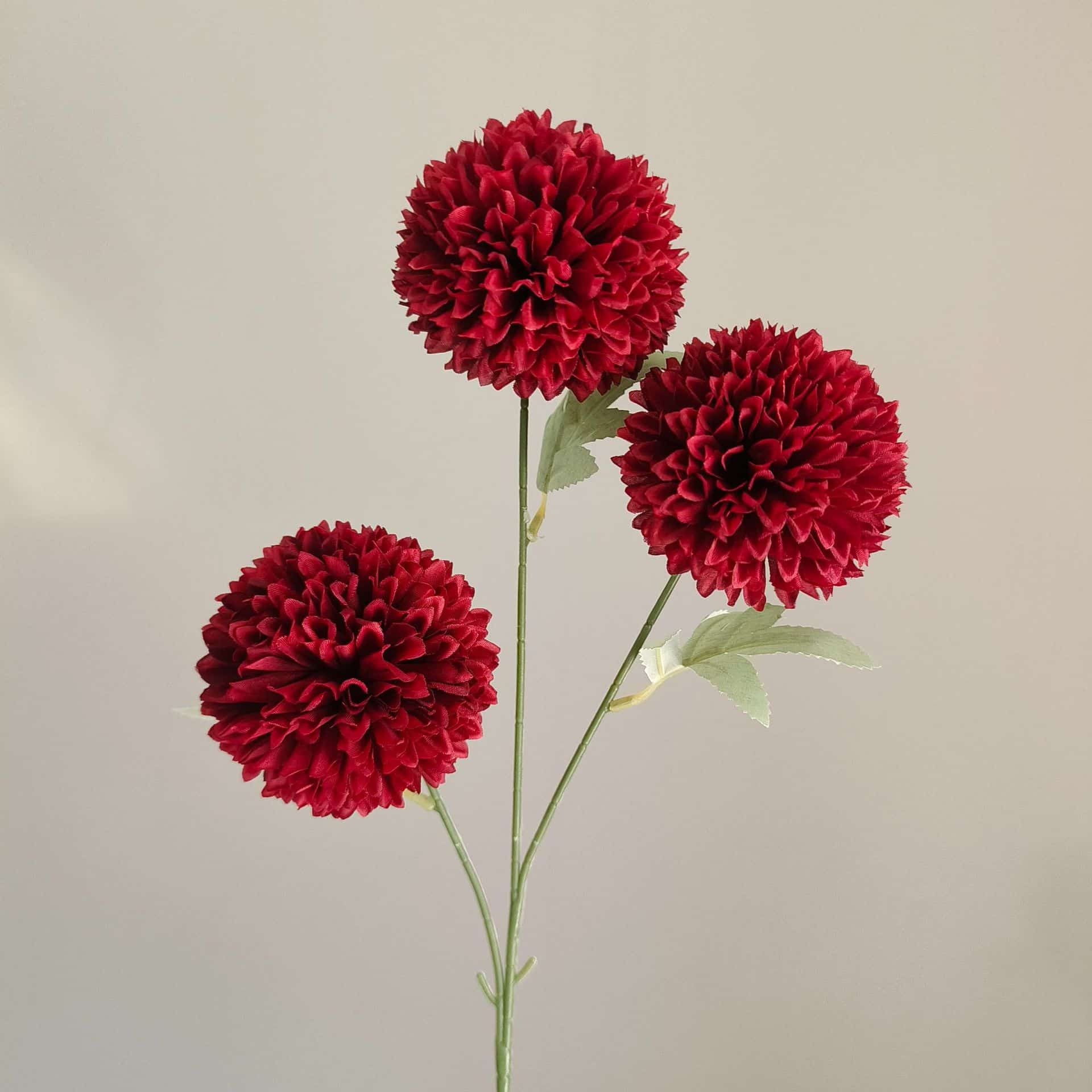 Dark red artificial flowers wedding flowers roses hydrangea lily fake flower arrangement