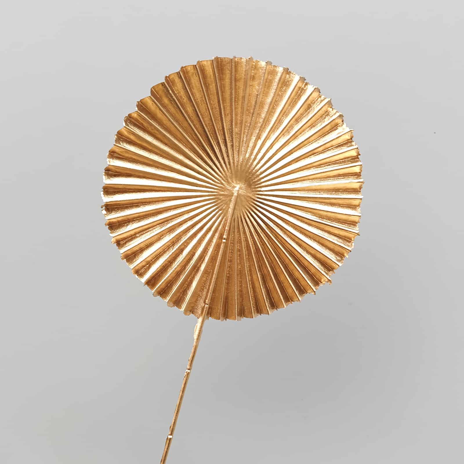 Gold artificial flower arrangement gold leaves gold color faux flower 