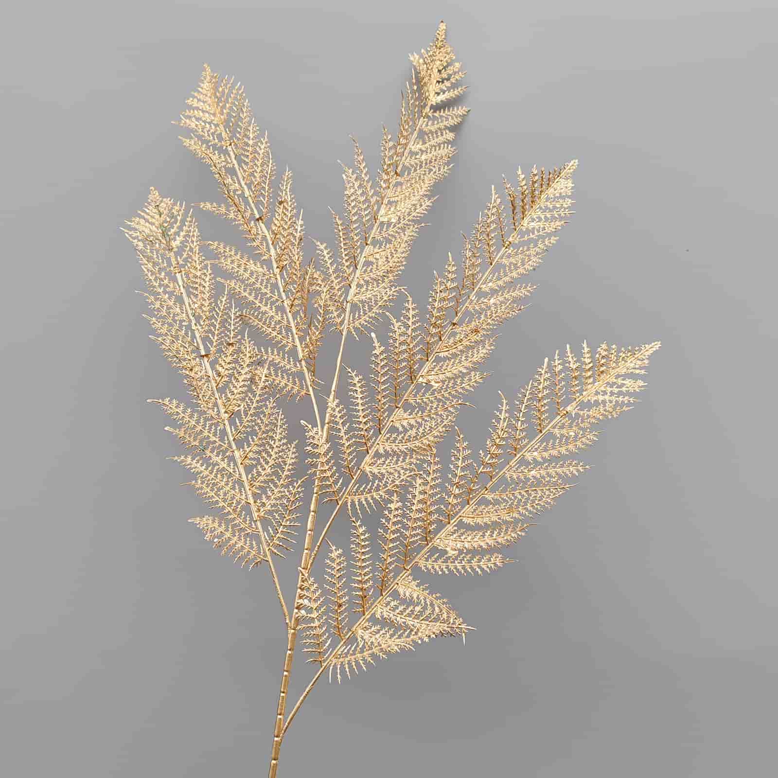 Gold artificial flower arrangement gold leaves gold color faux flower 