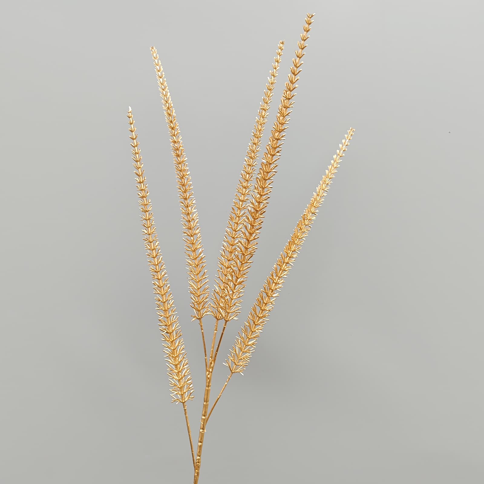 Gold artificial flower arrangement gold leaves gold color faux flower 