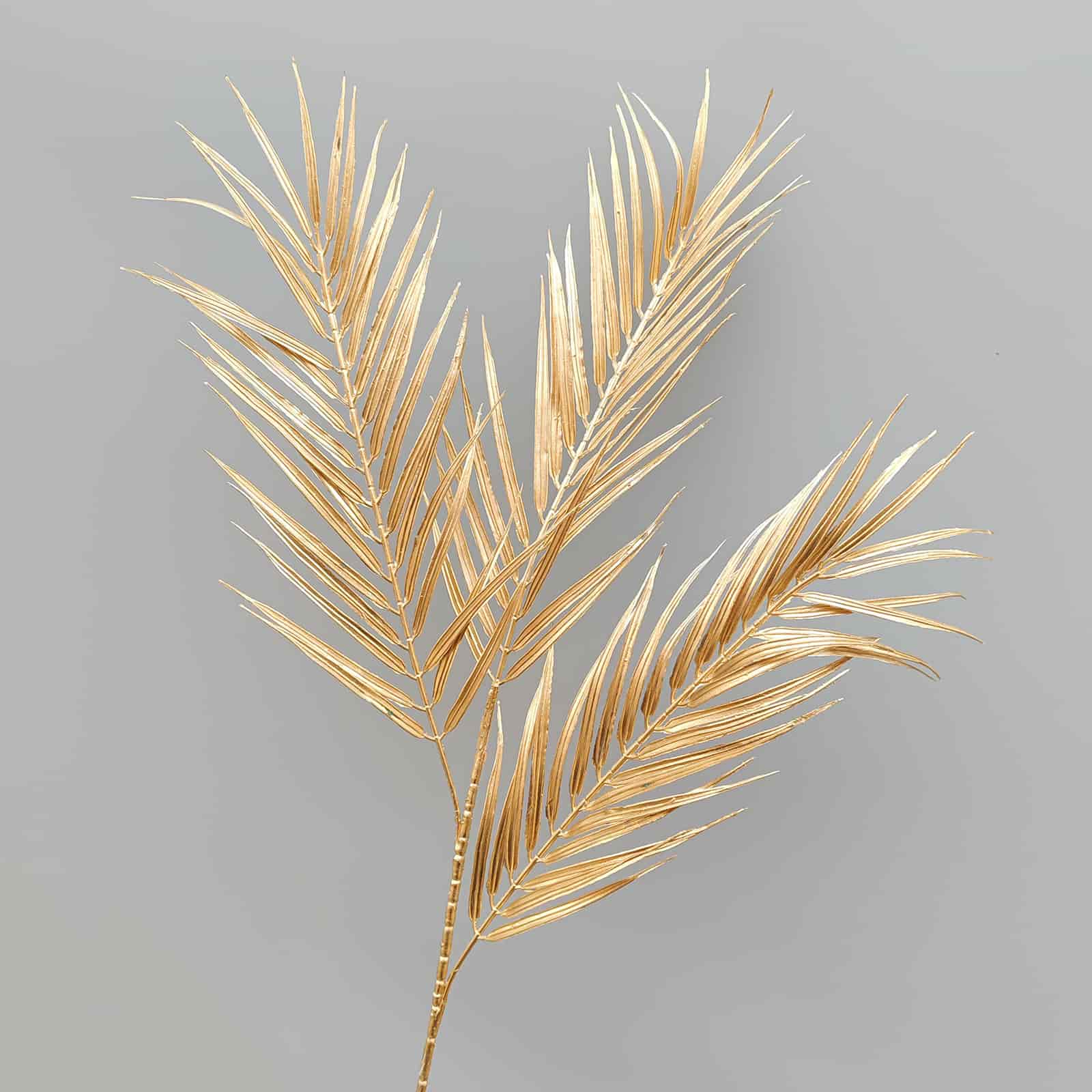 Gold artificial flower arrangement gold leaves gold color faux flower 