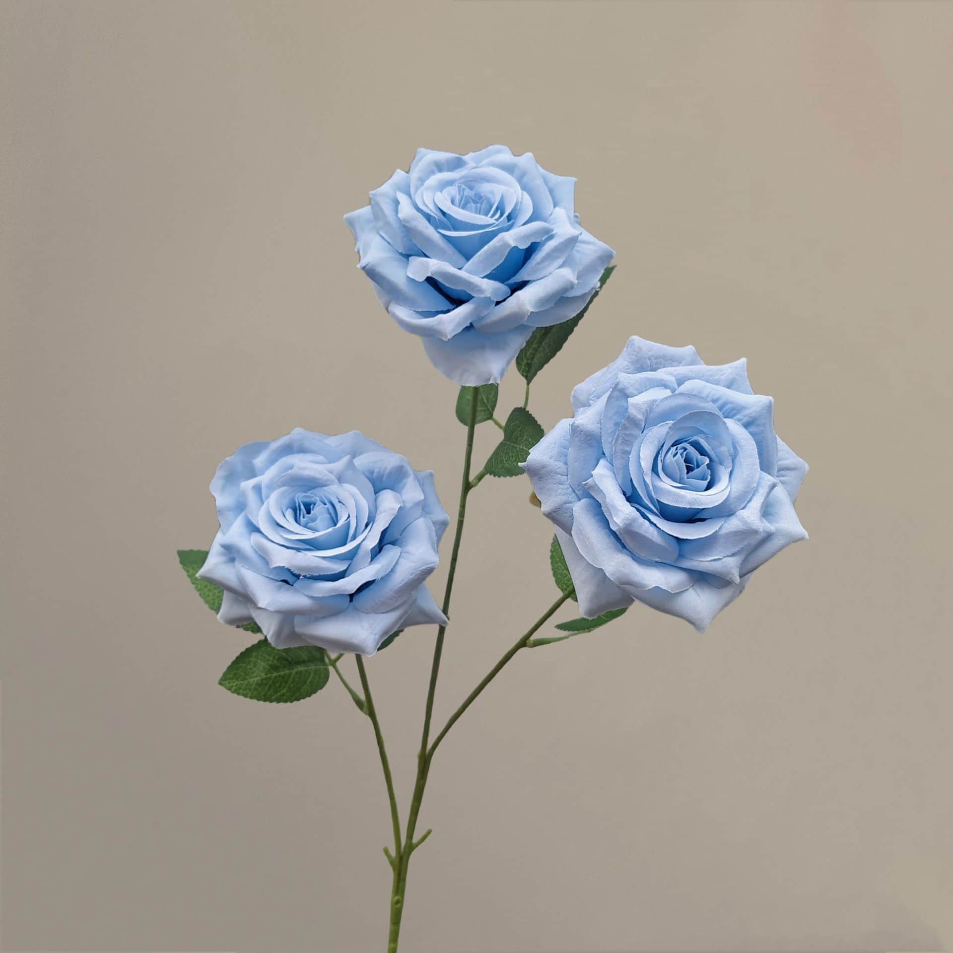 Blue artificial flowers wedding flowers arrangement