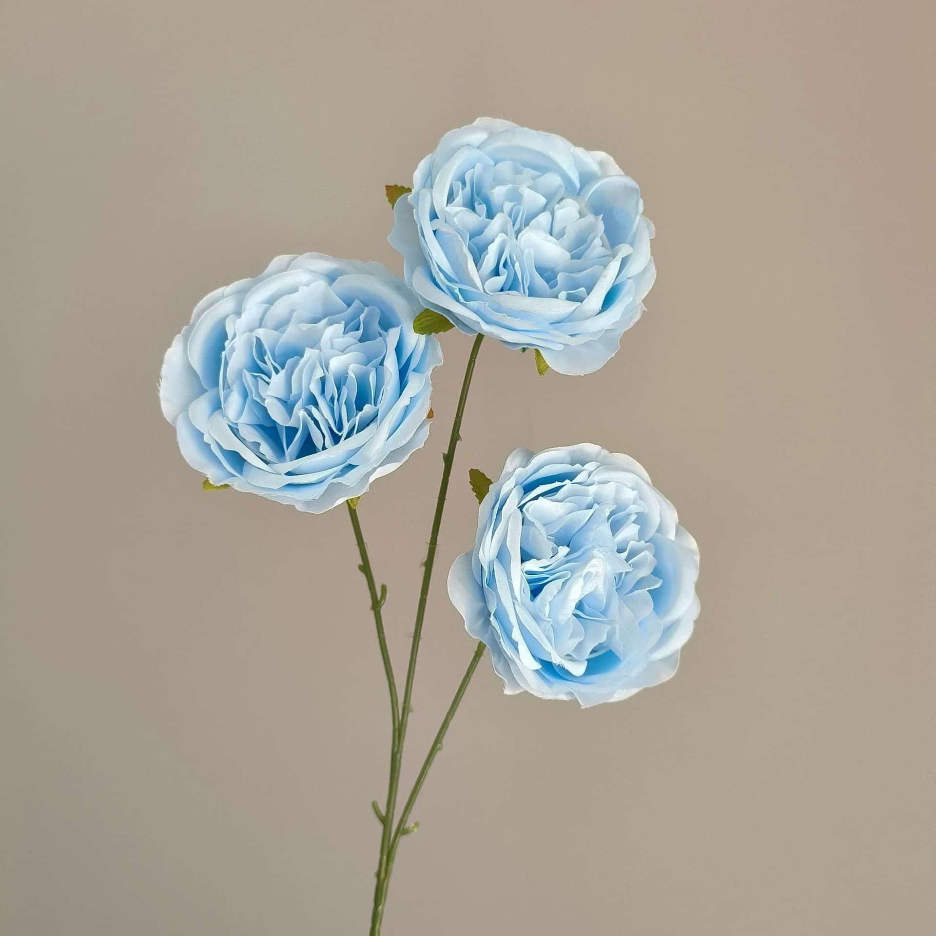 Blue artificial flowers wedding flowers arrangement