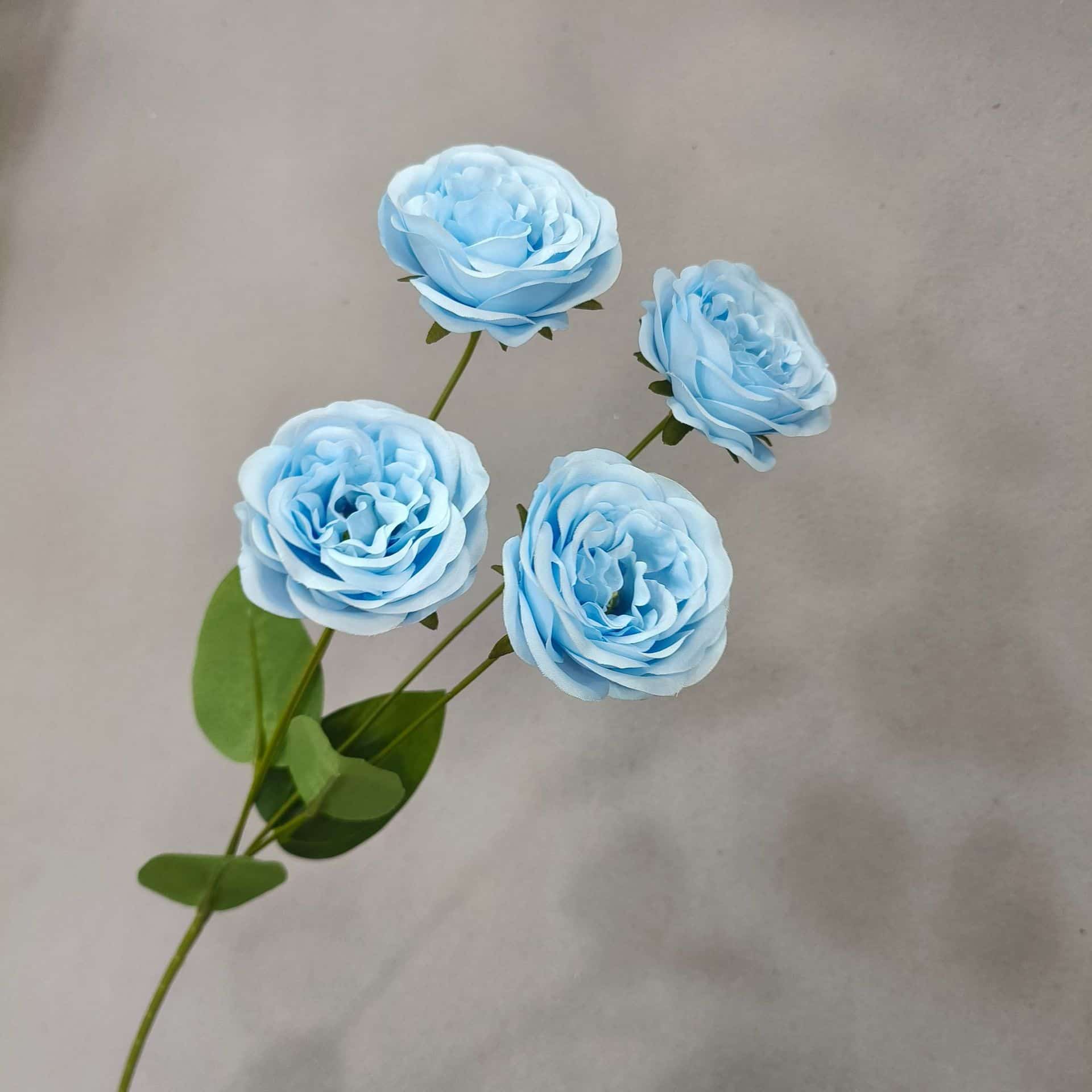 Blue artificial flowers wedding flowers arrangement