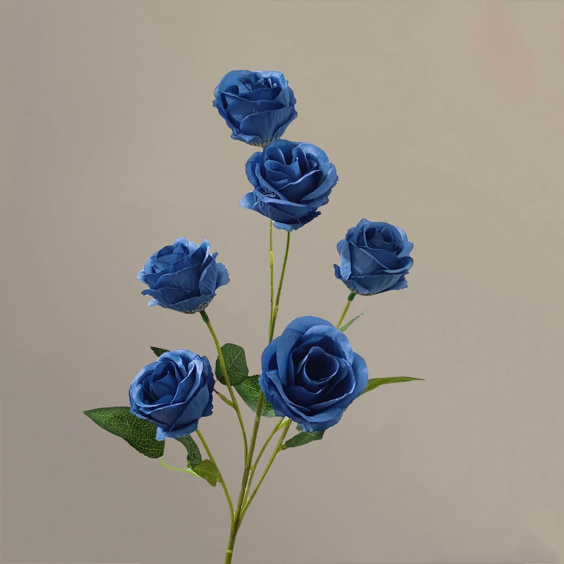 Blue artificial flowers wedding flowers arrangement