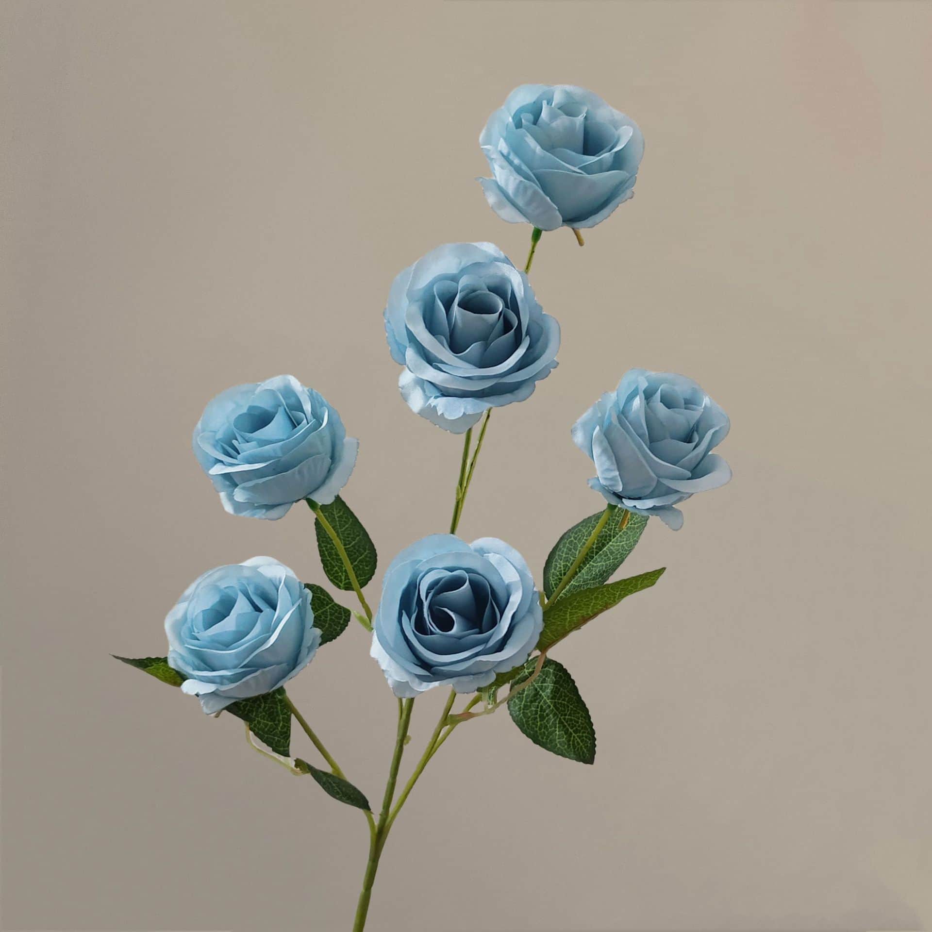 Blue artificial flowers wedding flowers arrangement
