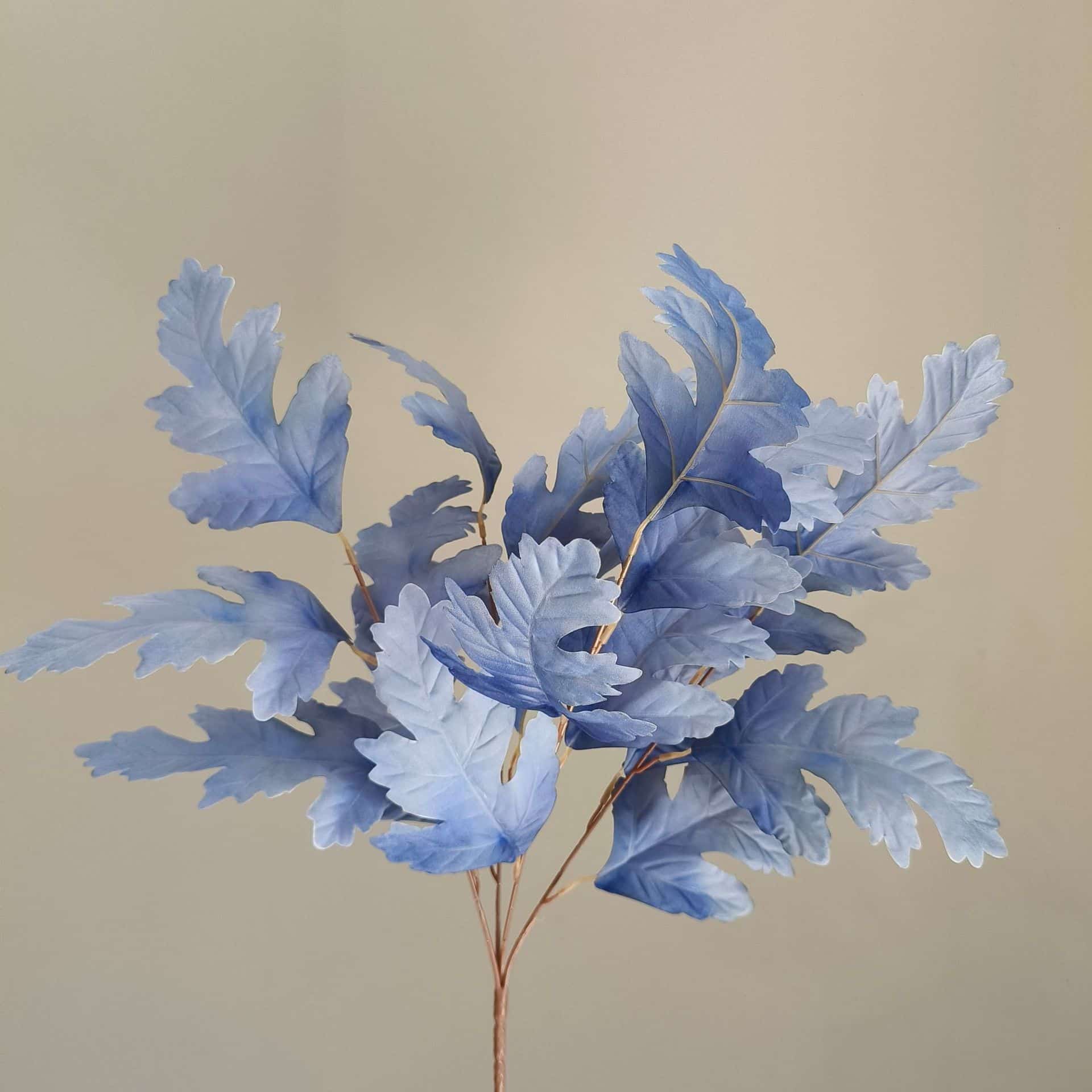 Blue artificial flowers wedding flowers arrangement