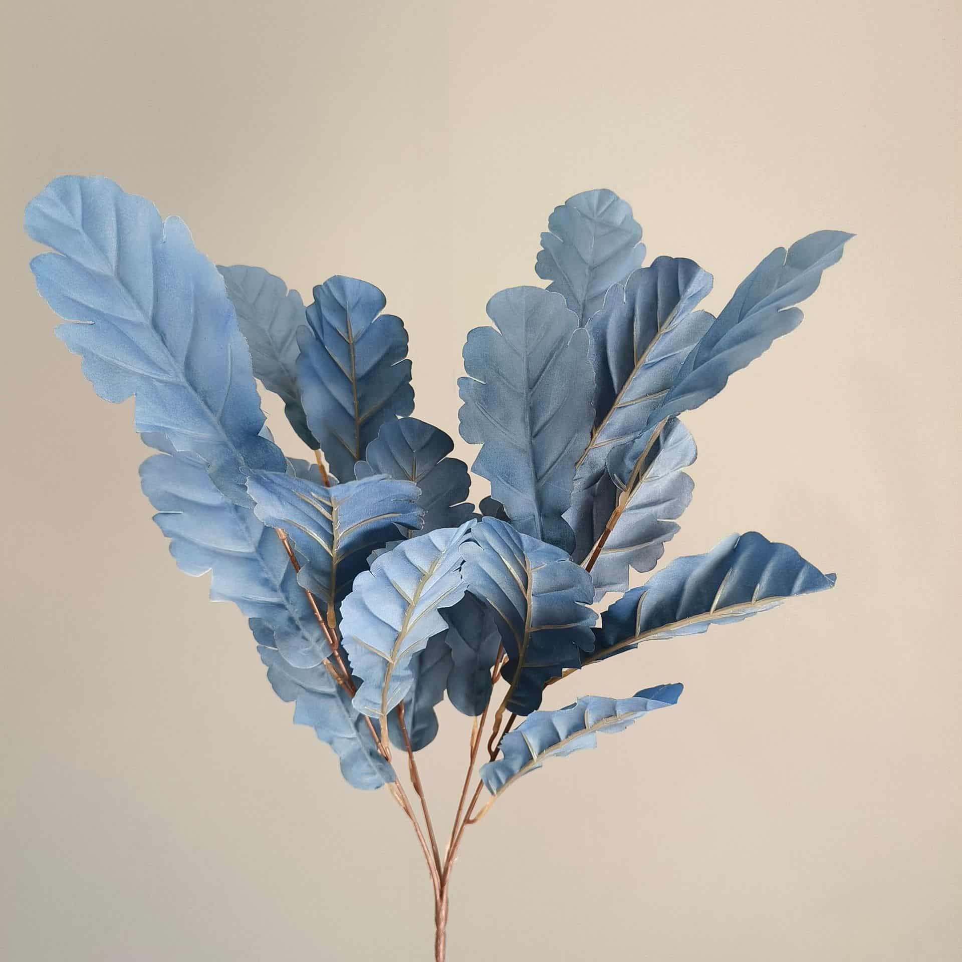 Blue artificial flowers wedding flowers arrangement