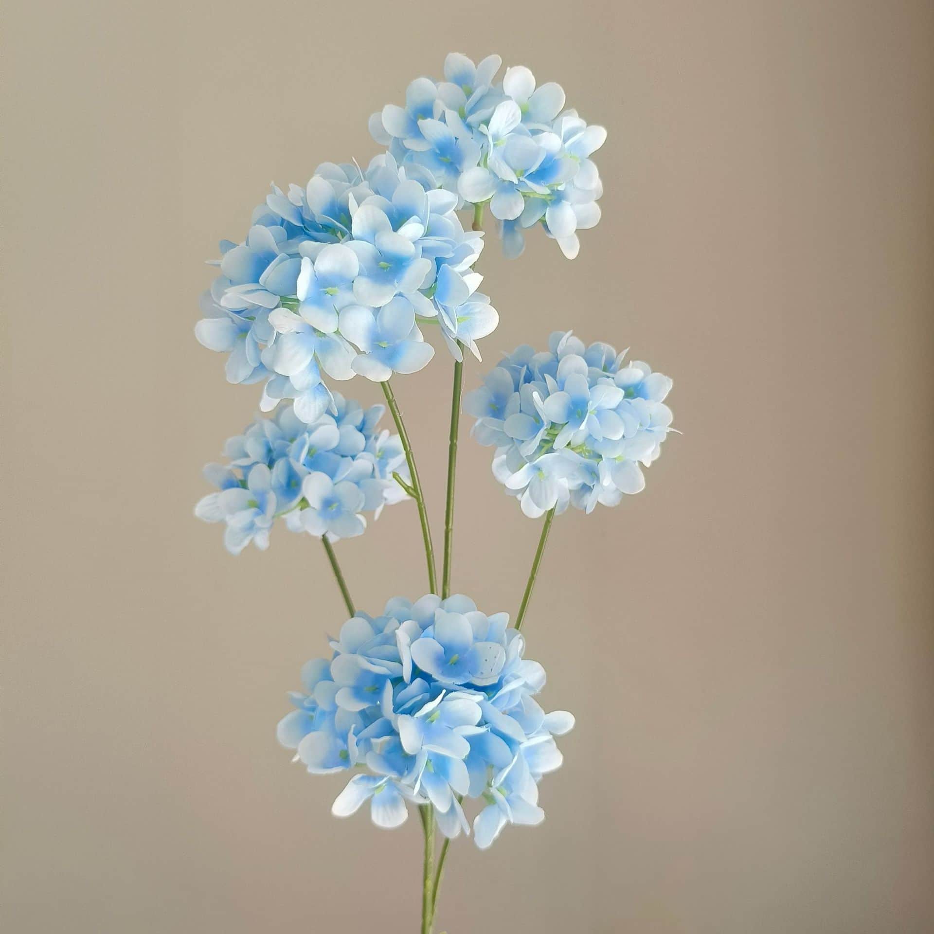 Blue artificial flowers wedding flowers arrangement