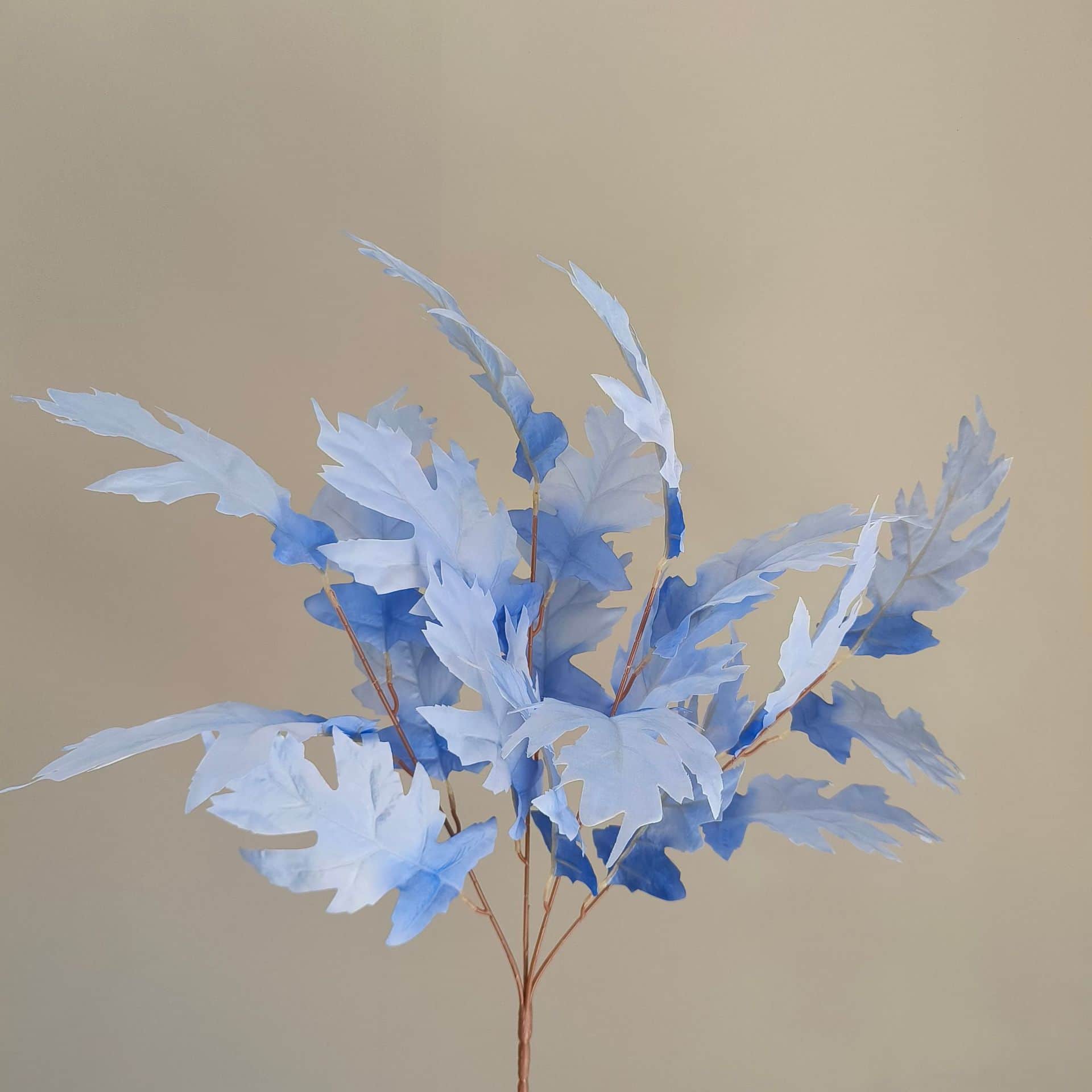 Blue artificial flowers wedding flowers arrangement