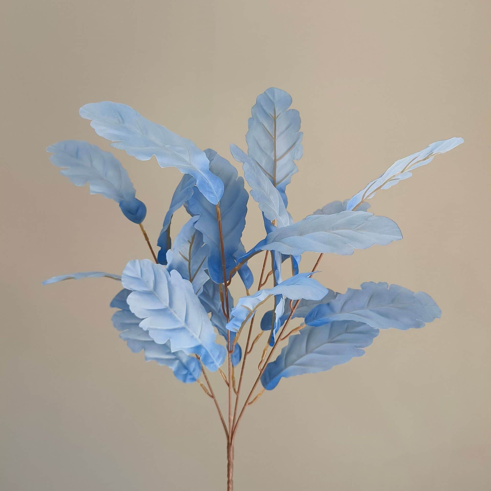 Blue artificial flowers wedding flowers arrangement