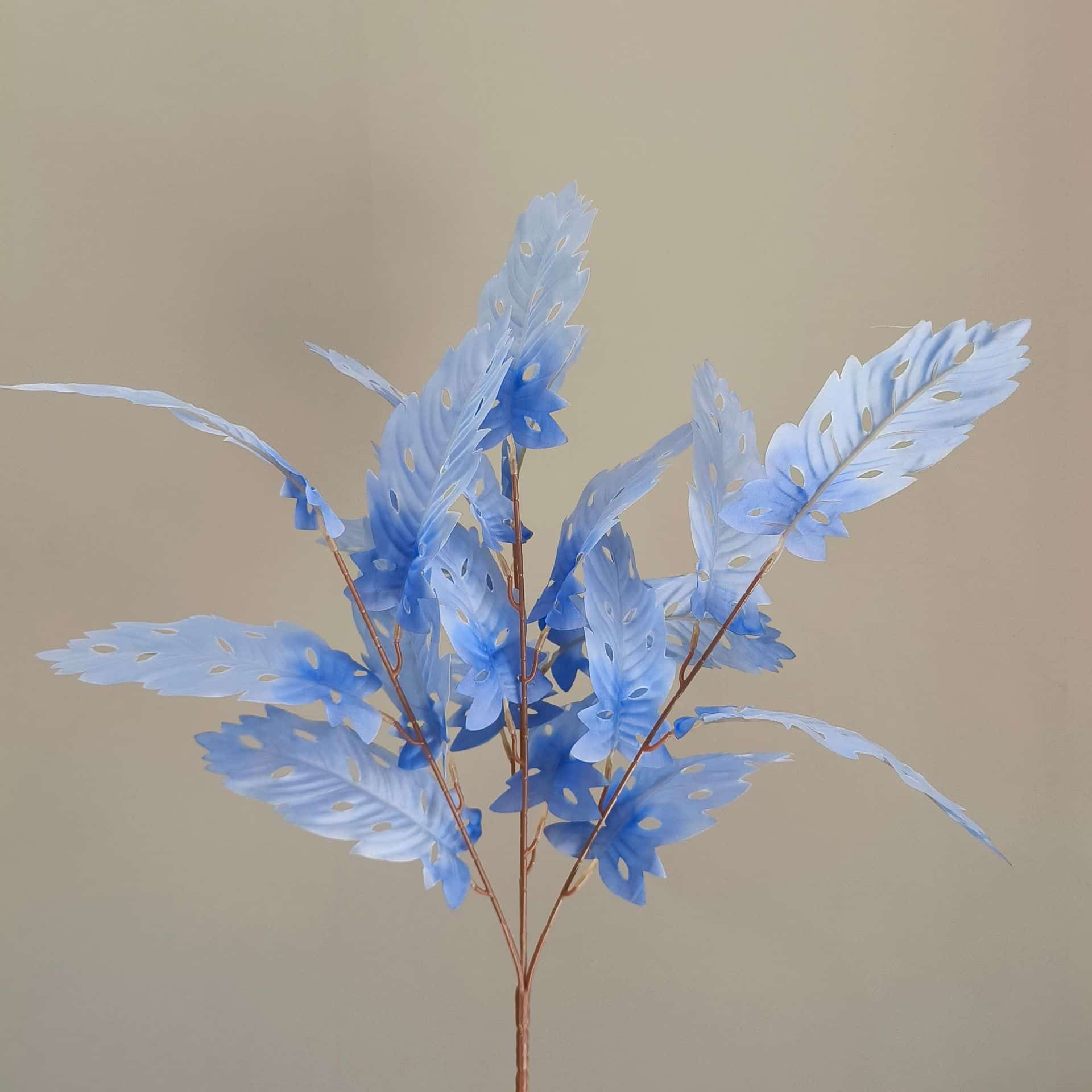 Blue artificial flowers wedding flowers arrangement