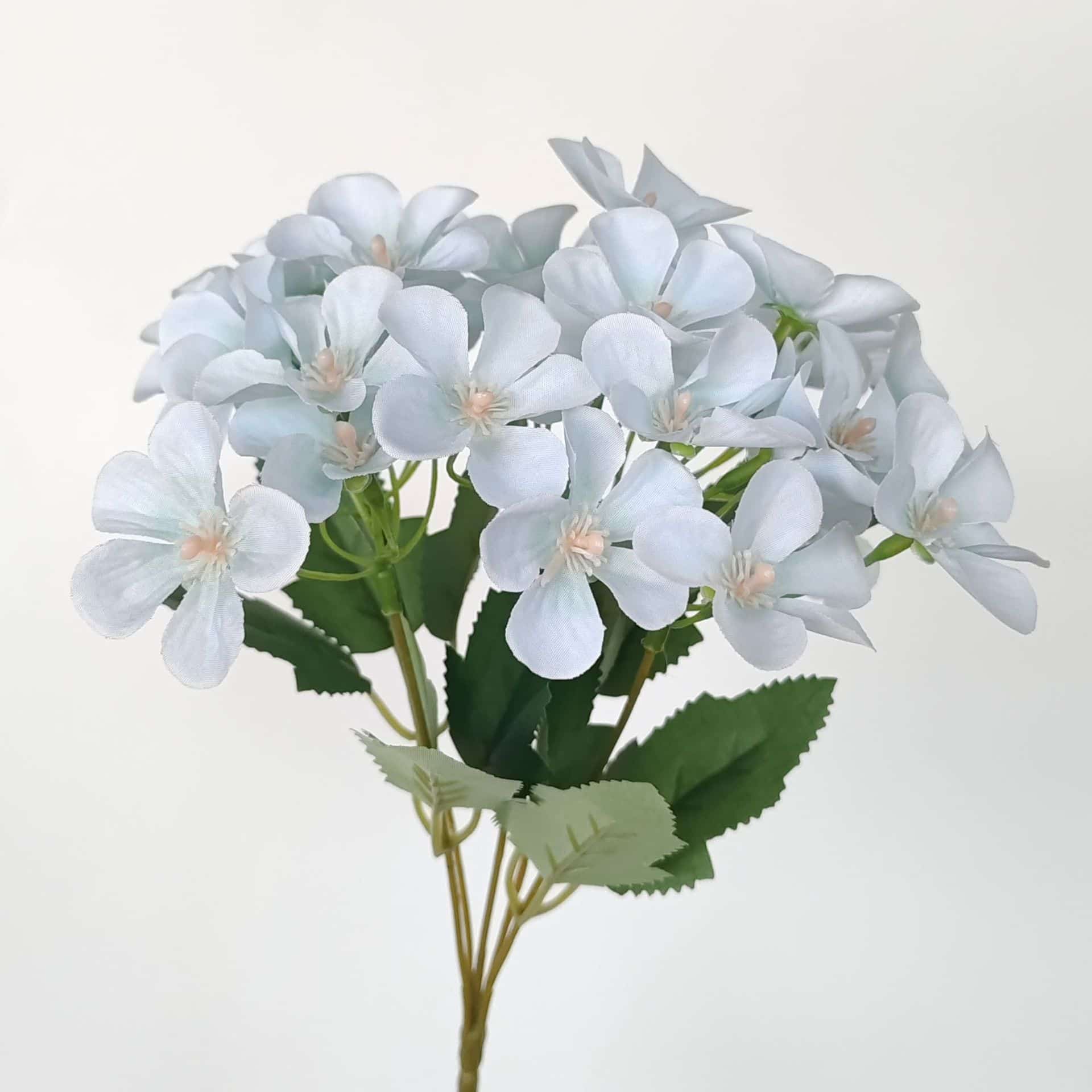 Blue artificial flowers wedding flowers arrangement