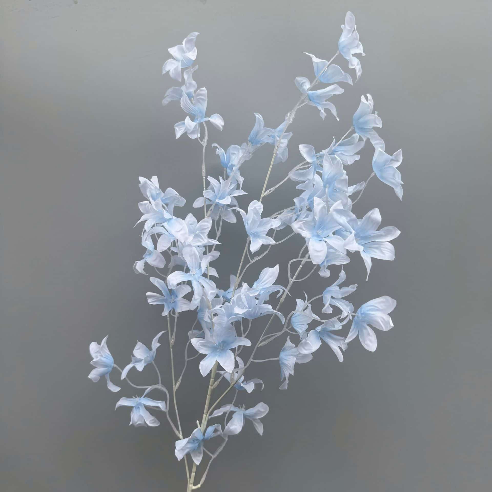 Blue artificial flowers wedding flowers arrangement