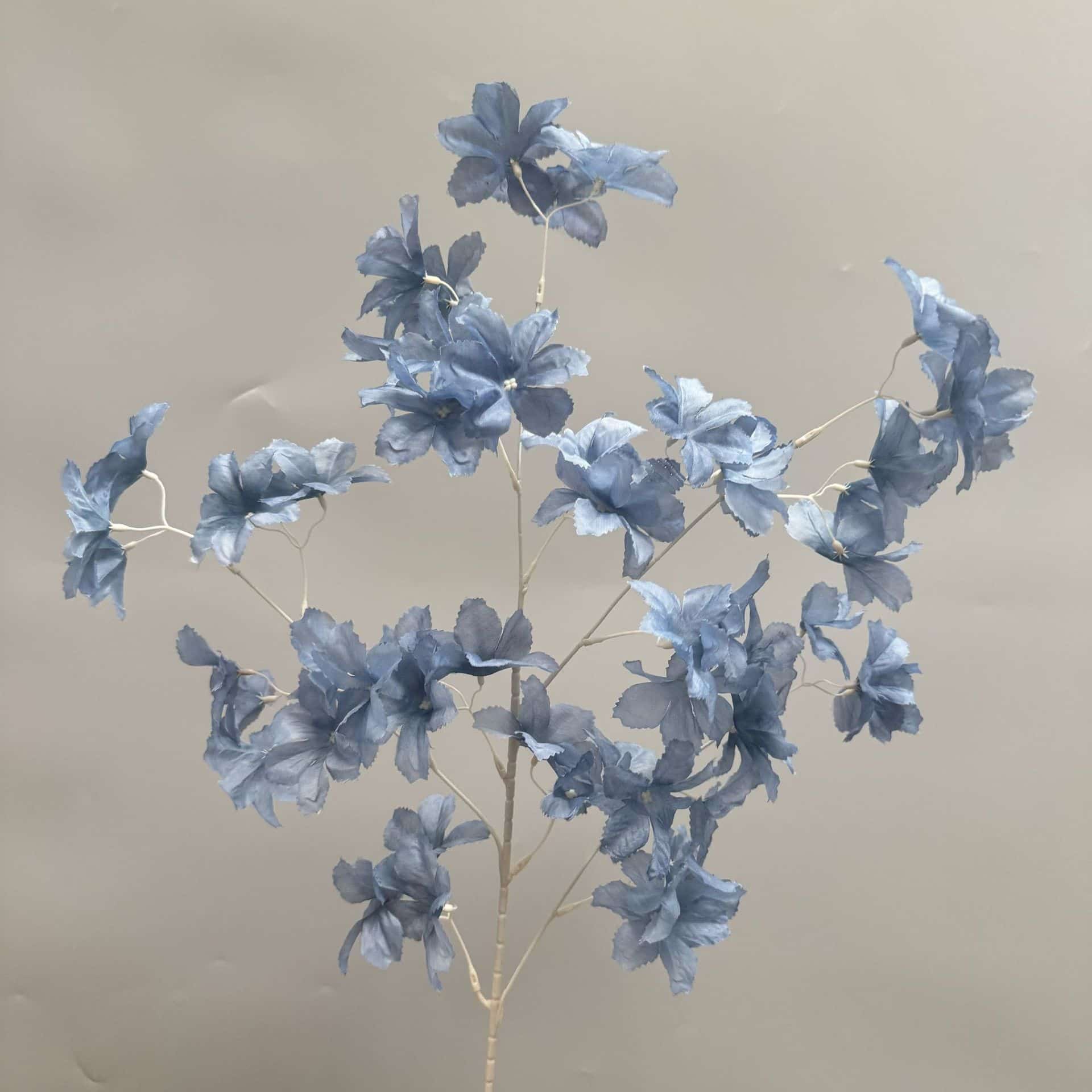 Blue artificial flowers wedding flowers arrangement