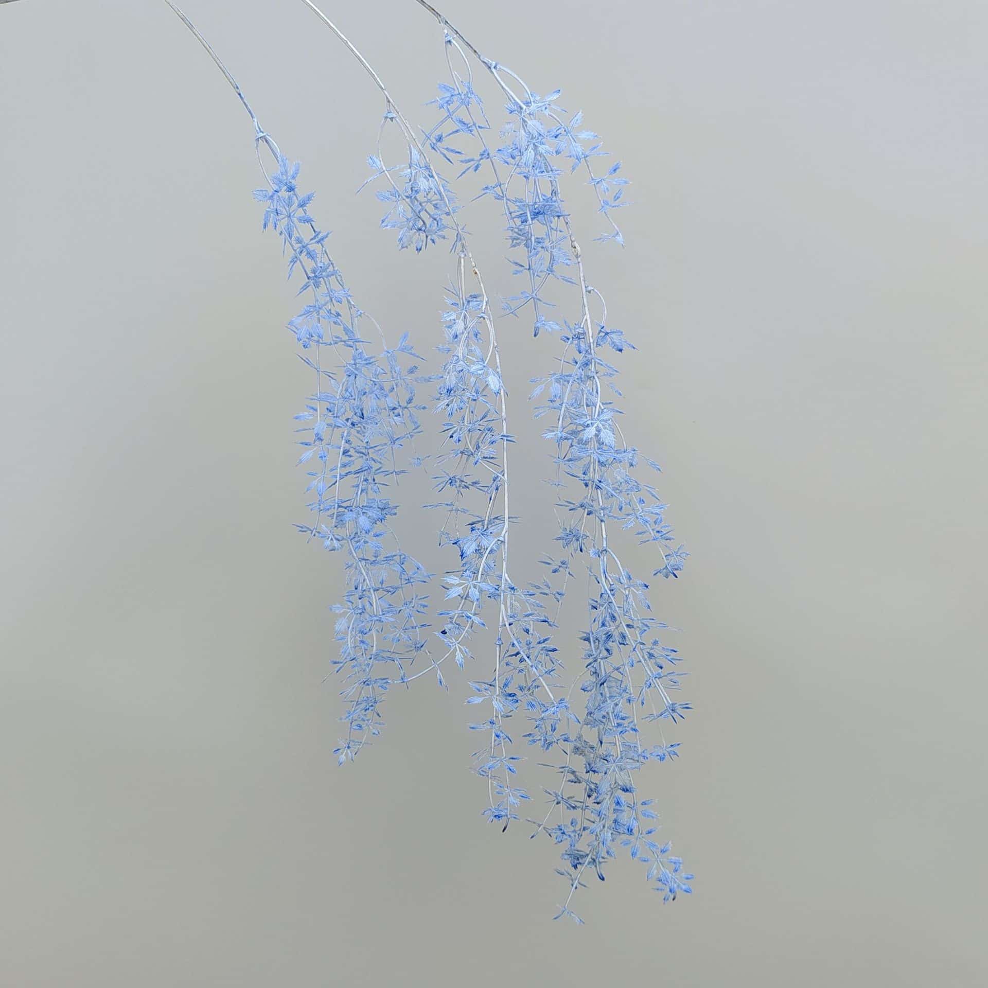 Blue artificial flowers wedding flowers arrangement