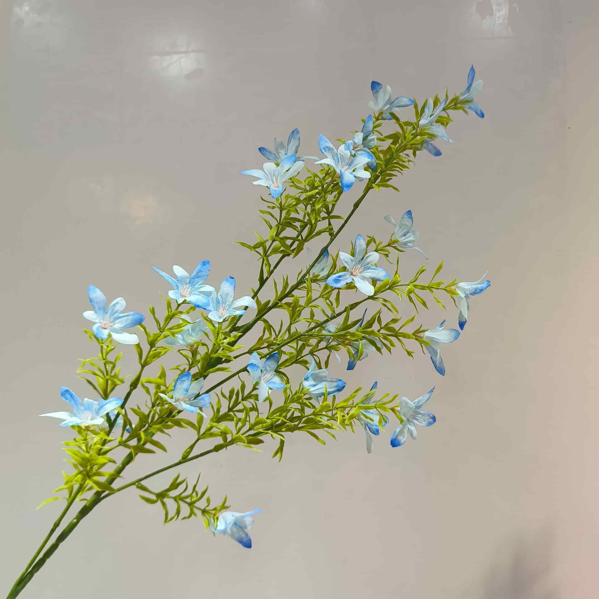 Blue artificial flowers wedding flowers arrangement