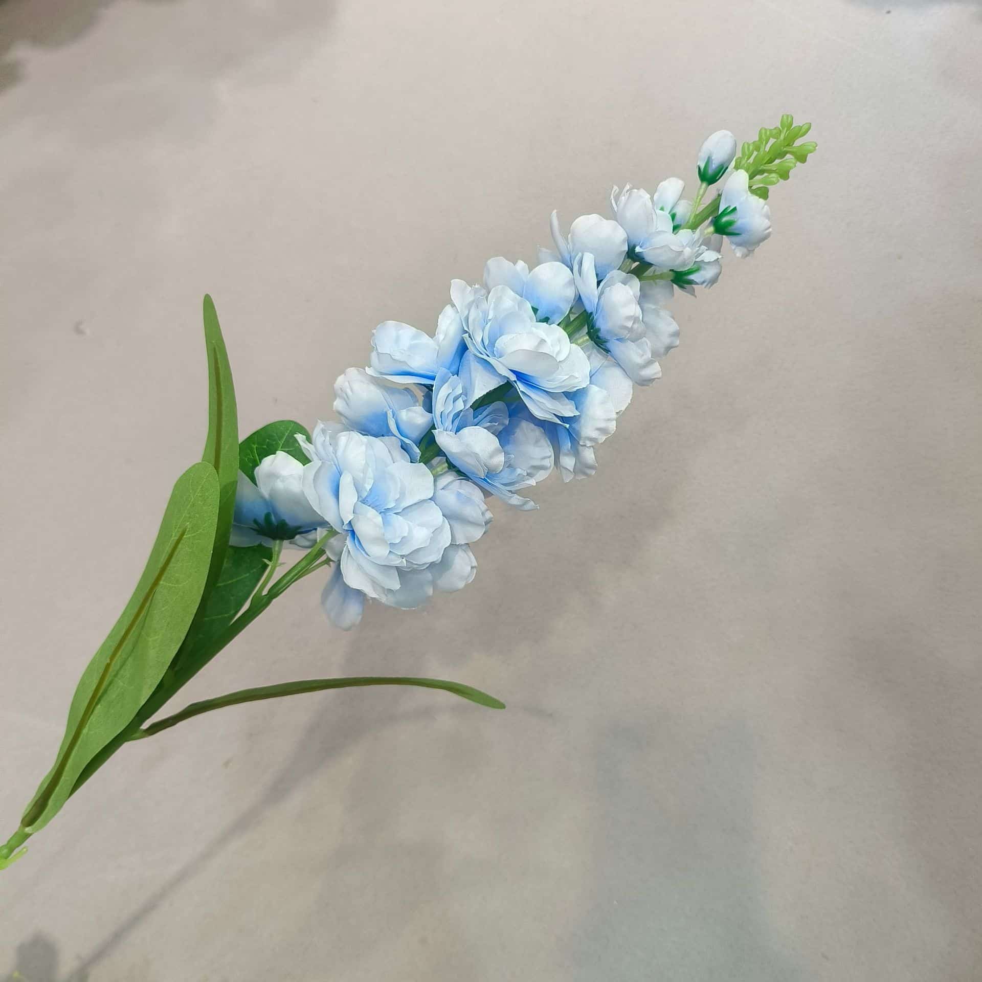 Blue artificial flowers wedding flowers arrangement