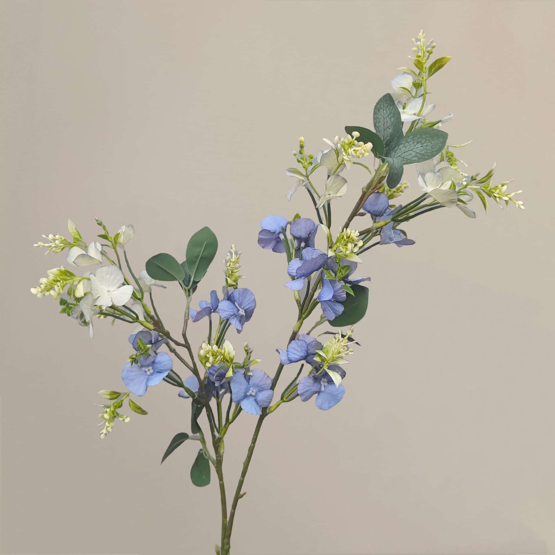 Blue artificial flowers wedding flowers arrangement