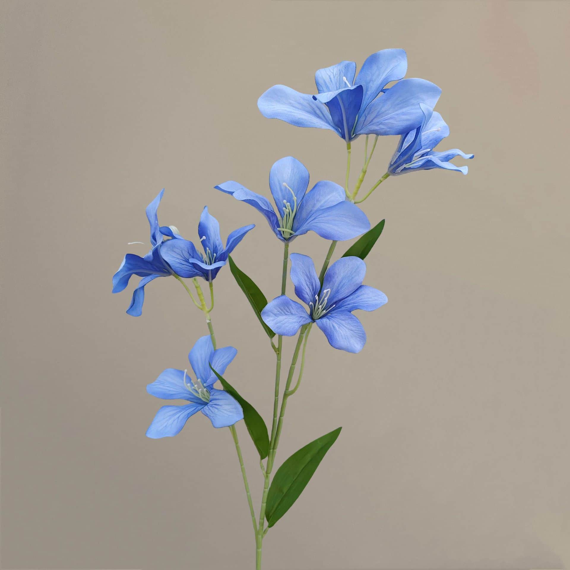 Blue artificial flowers wedding flowers arrangement