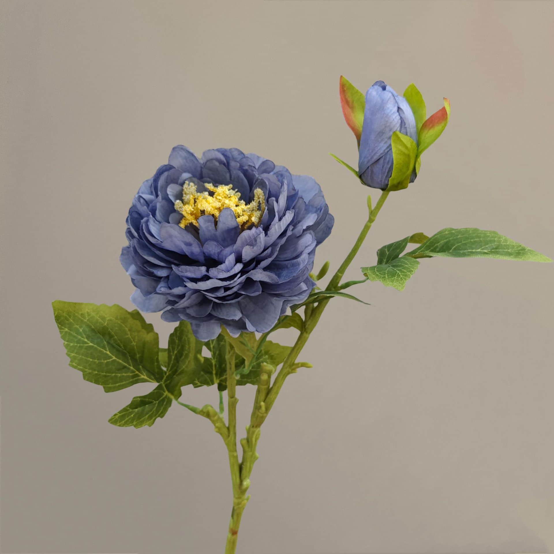 Blue artificial flowers wedding flowers arrangement