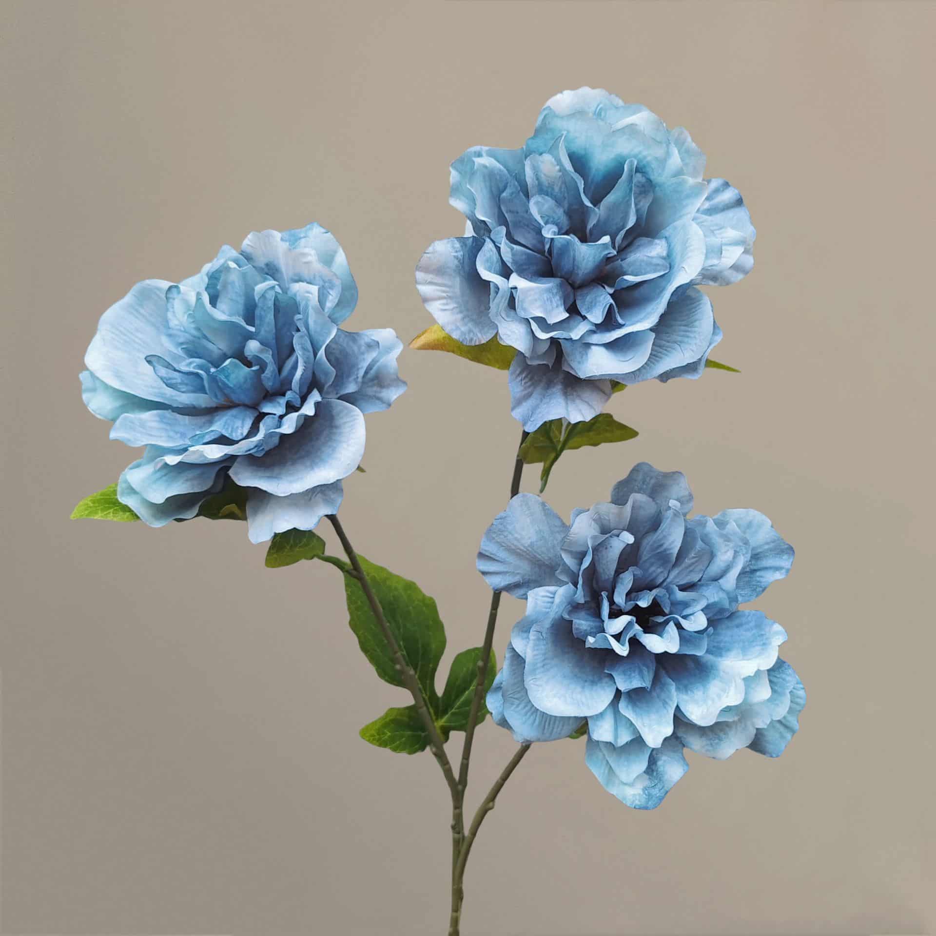 Blue artificial flowers wedding flowers arrangement