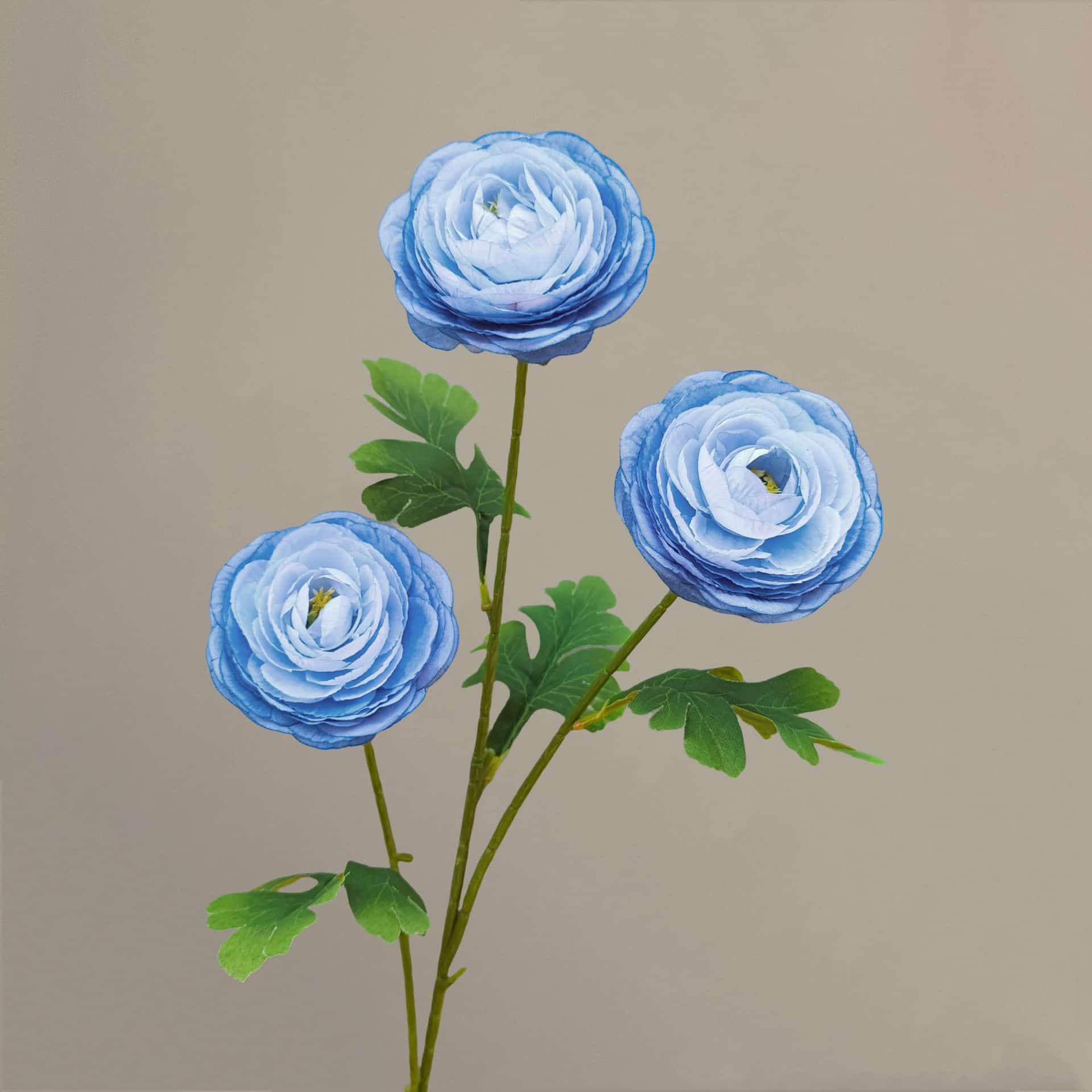 Blue artificial flowers wedding flowers arrangement