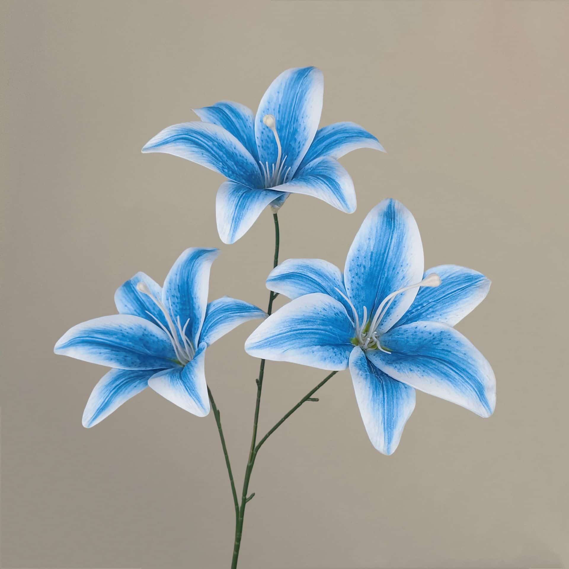 Blue artificial flowers wedding flowers arrangement