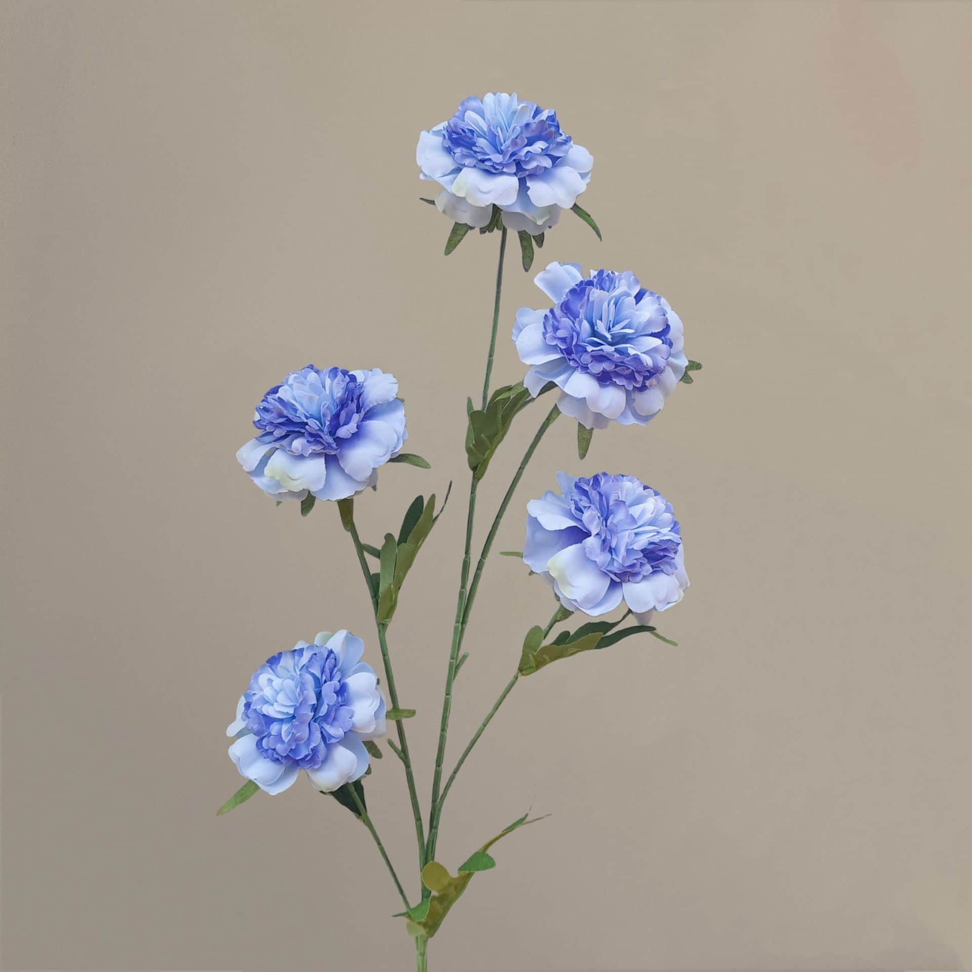 Blue artificial flowers wedding flowers arrangement