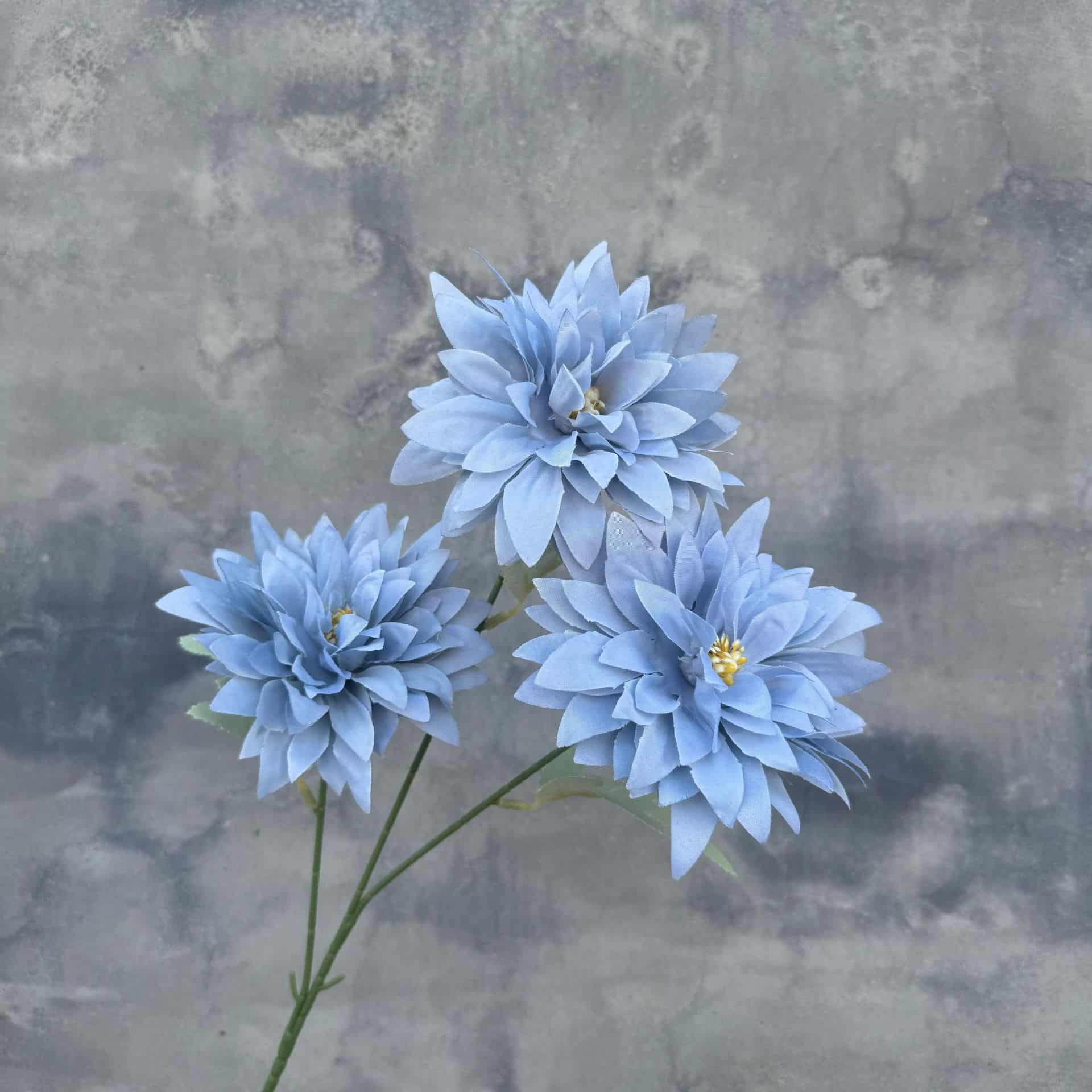 Blue artificial flowers wedding flowers arrangement