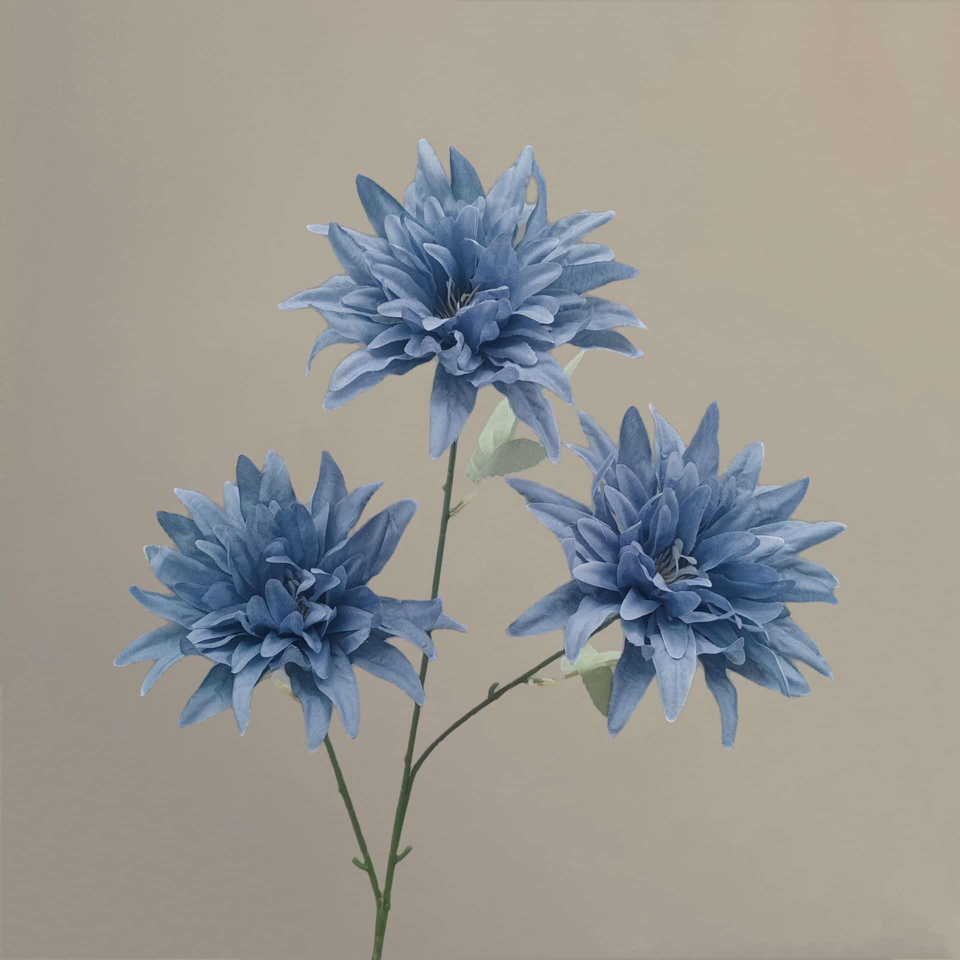 Blue artificial flowers wedding flowers arrangement