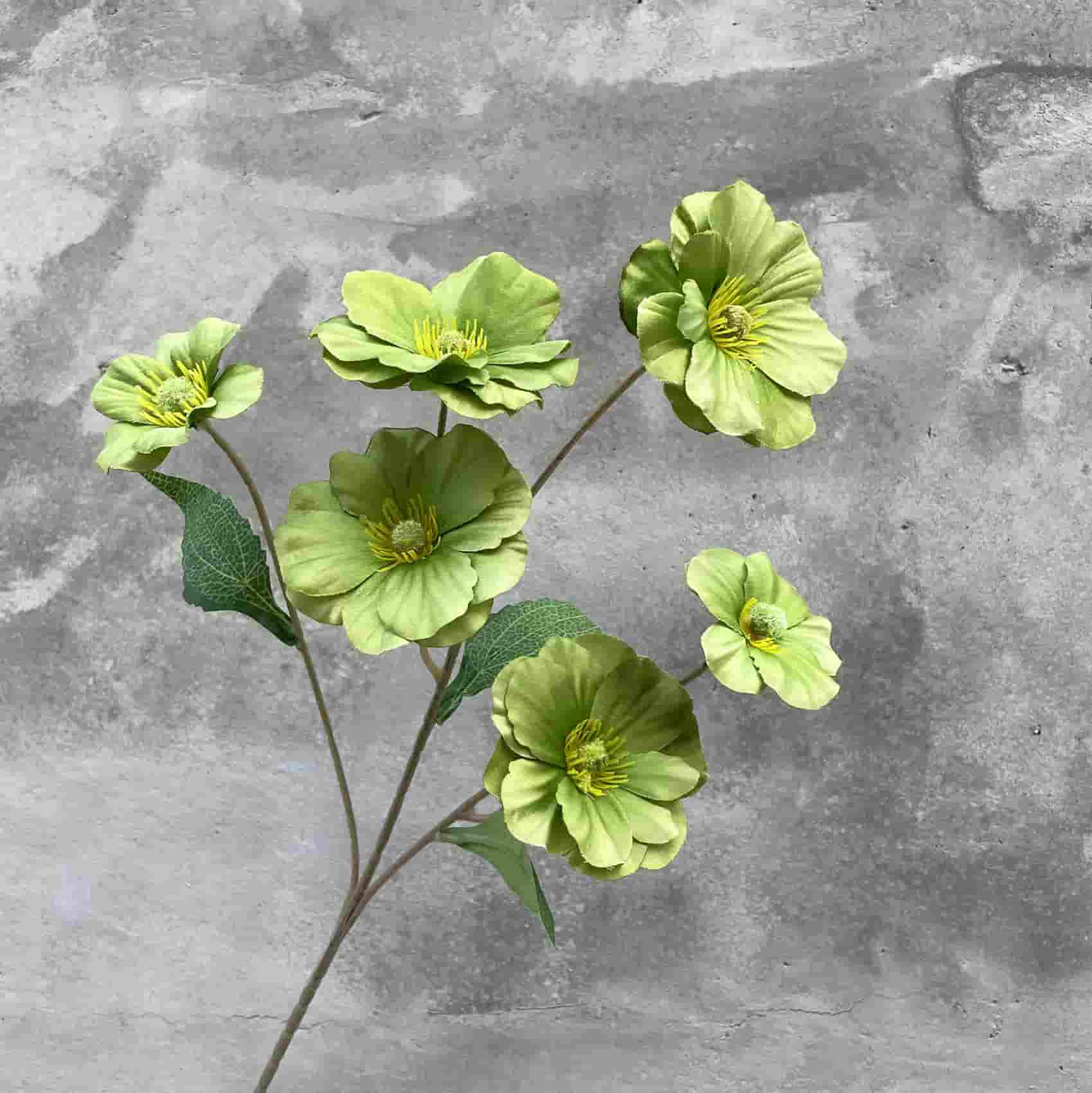 Green faux flower wedding flowers fake flower for event decoration