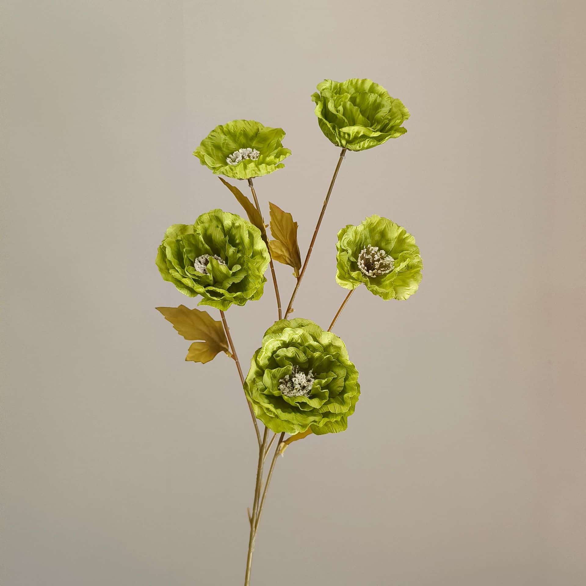 Green faux flower wedding flowers fake flower for event decoration