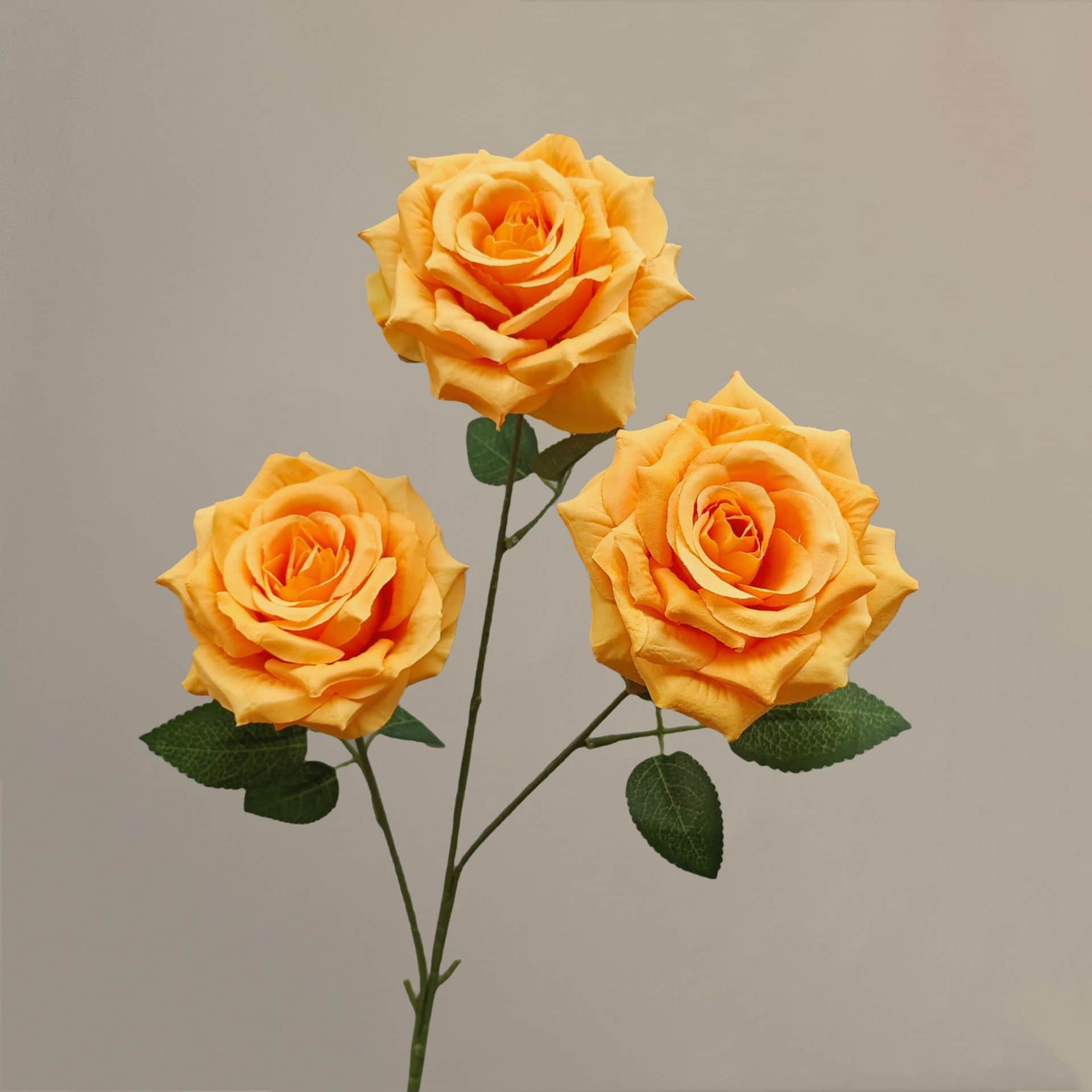 Yellow orange artificial flowers wedding flowers faux yellow flowers 