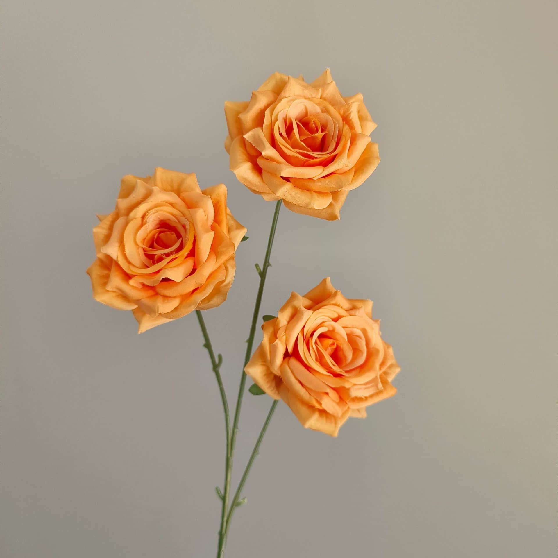 Yellow orange artificial flowers wedding flowers faux yellow flowers 