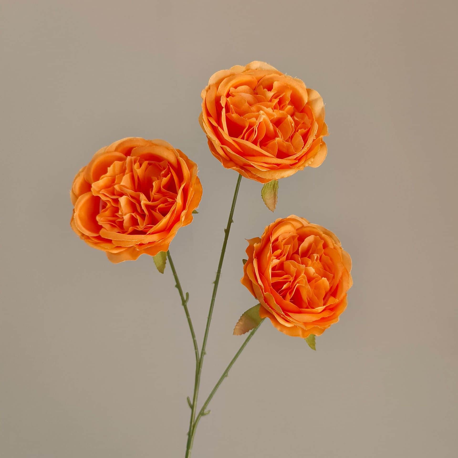 Yellow orange artificial flowers wedding flowers faux yellow flowers 