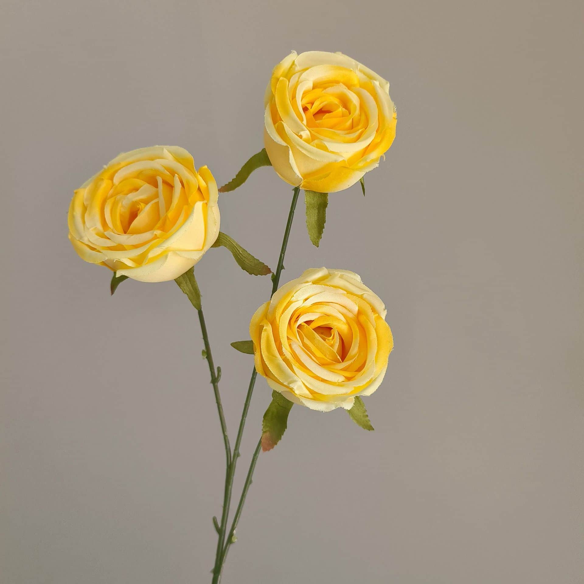 Yellow orange artificial flowers wedding flowers faux yellow flowers 