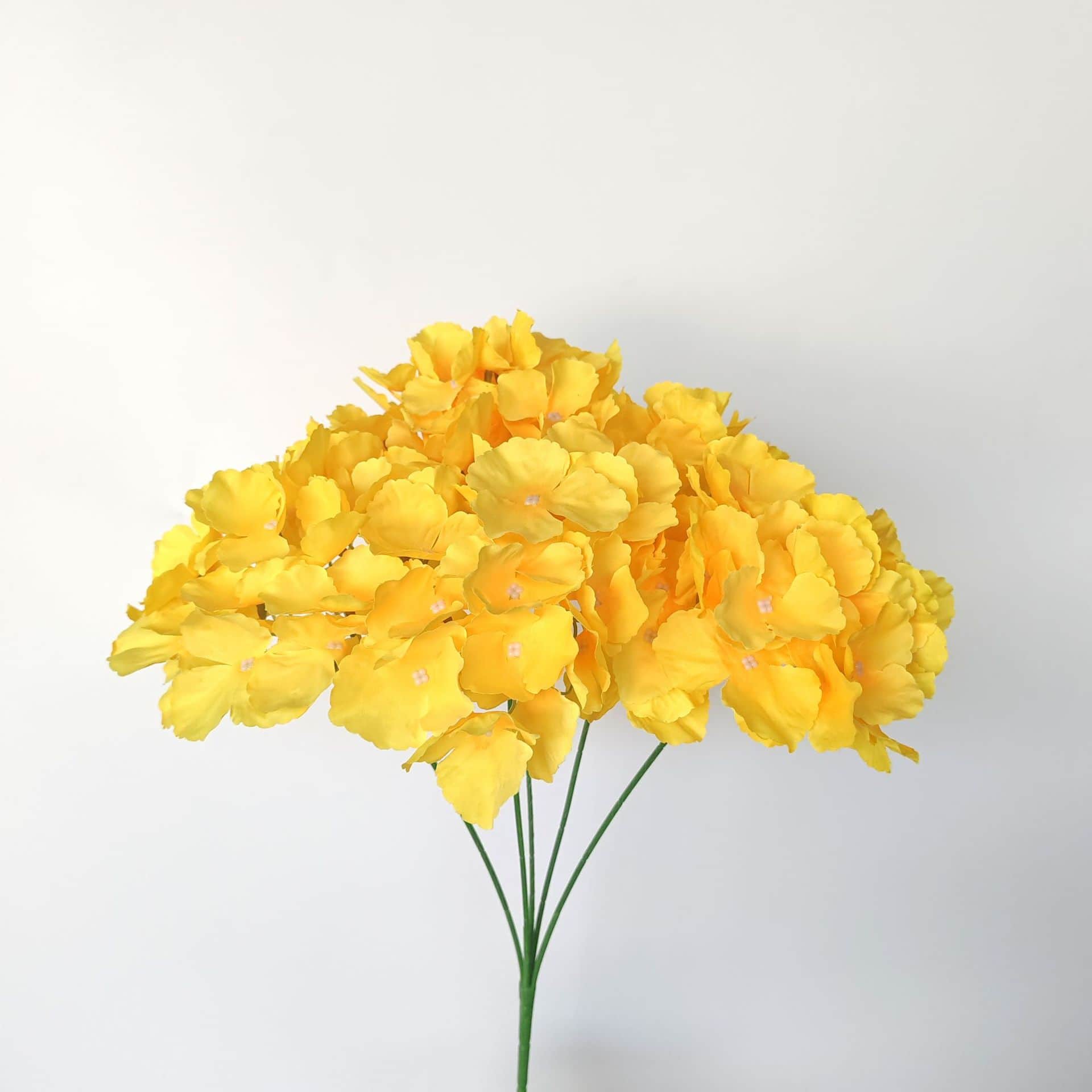 Yellow orange artificial flowers wedding flowers faux yellow flowers 
