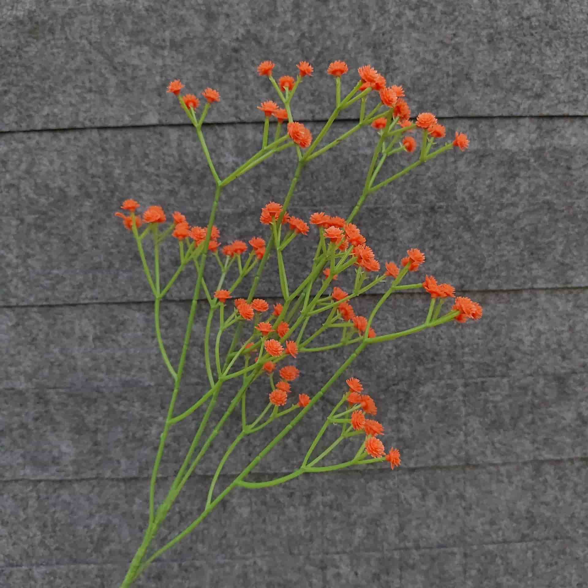 Yellow orange artificial flowers wedding flowers faux yellow flowers 