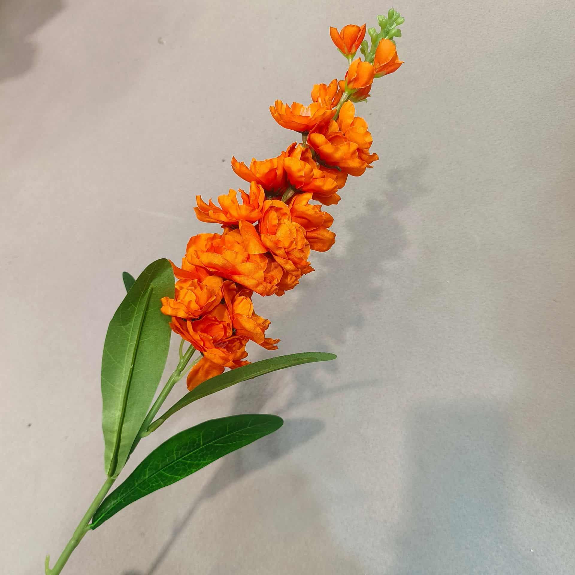 Yellow orange artificial flowers wedding flowers faux yellow flowers 